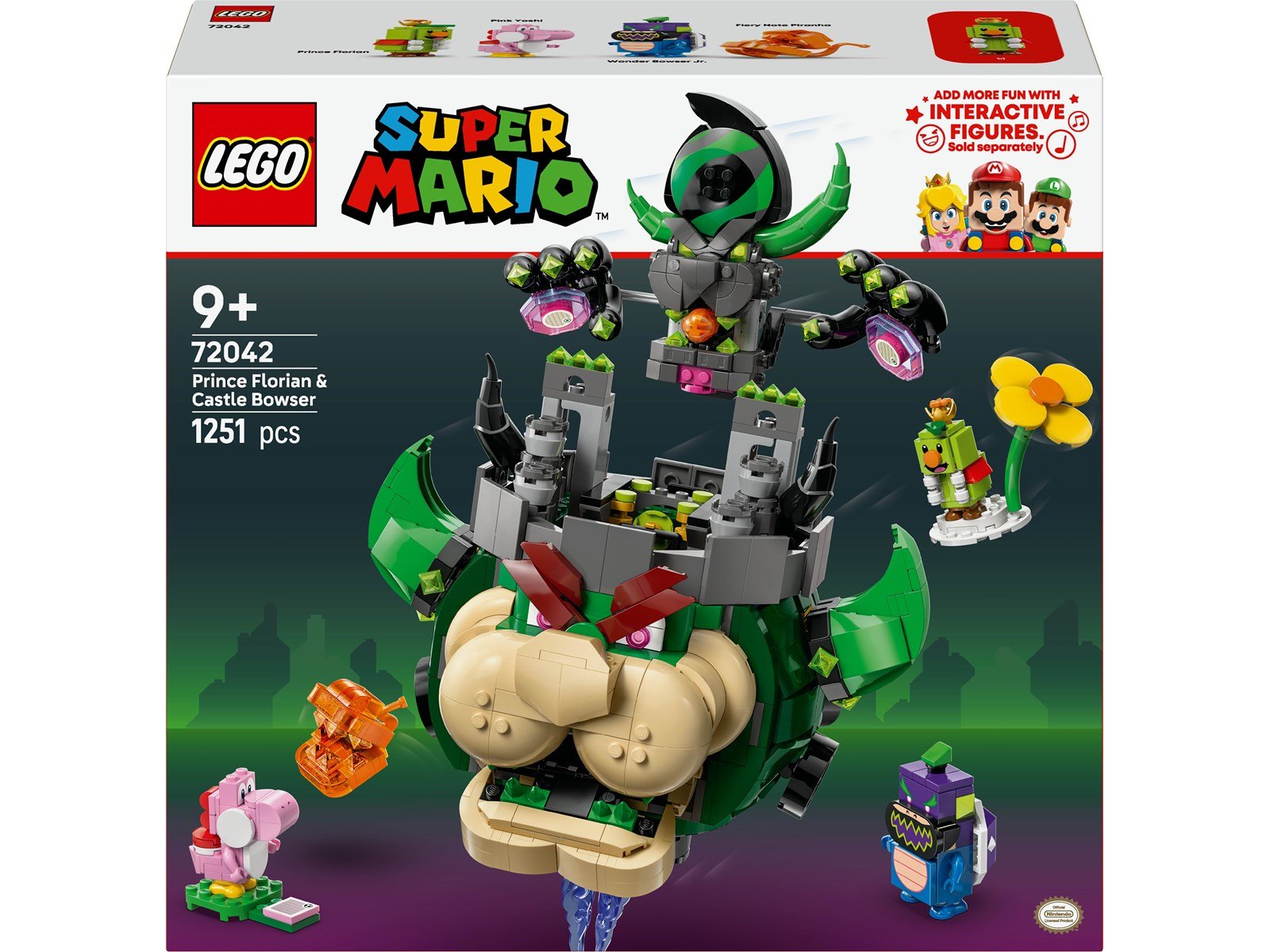 LEGO Super Mario 72042 Prinz Florian & Schloss-Bowser