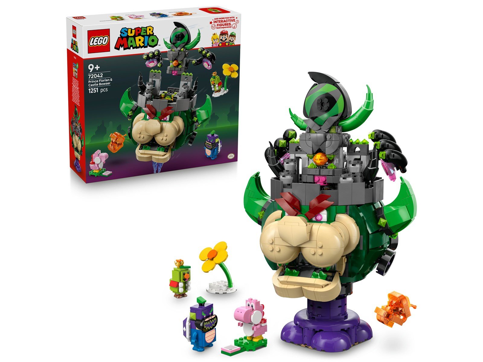 LEGO Super Mario 72042 Prinz Florian & Schloss-Bowser