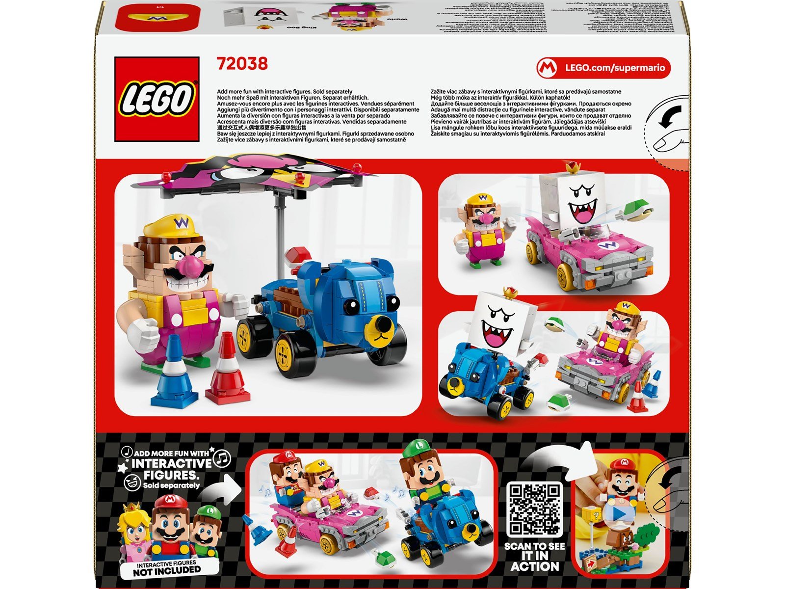 LEGO Super Mario 72038 Mario Kart™ – Wario & König Buu Huu