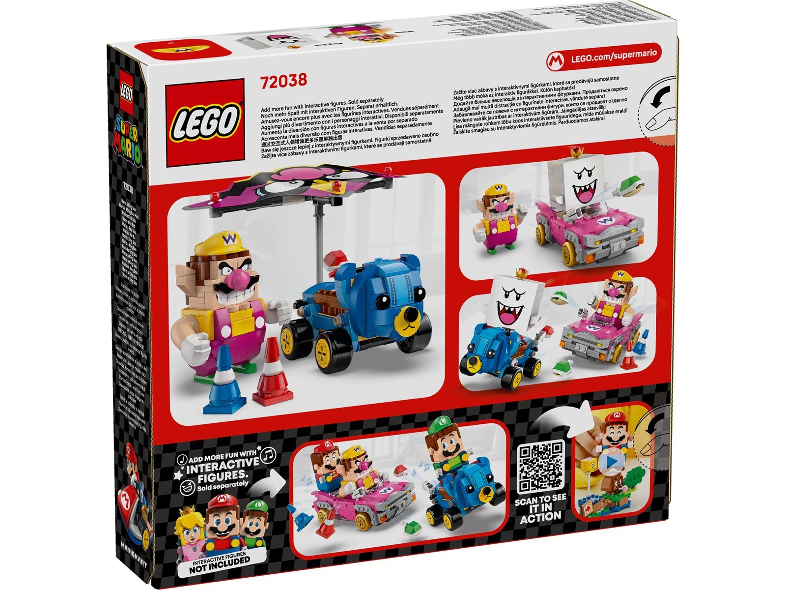 LEGO Super Mario 72038 Mario Kart™ – Wario & König Buu Huu