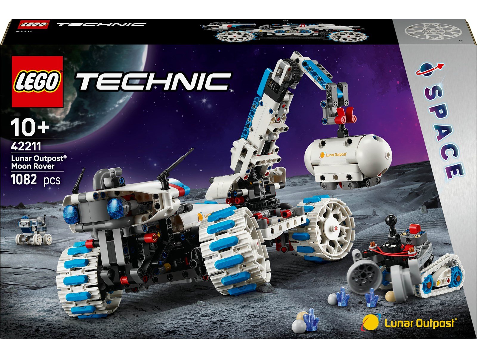 LEGO Technic 42211 Lunar Outpost™ Mondrover-Raumfahrzeug