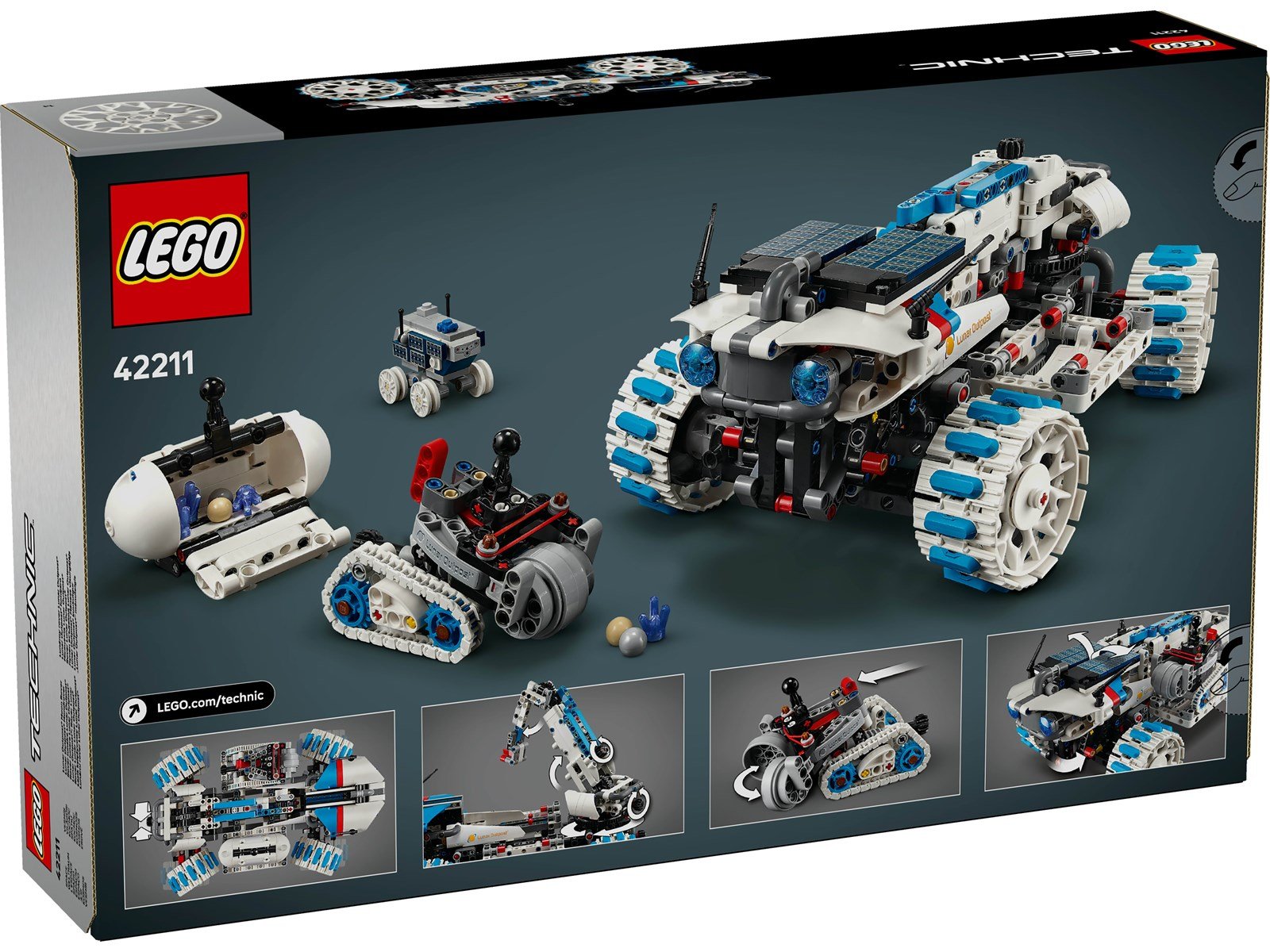 LEGO Technic 42211 Lunar Outpost™ Mondrover-Raumfahrzeug