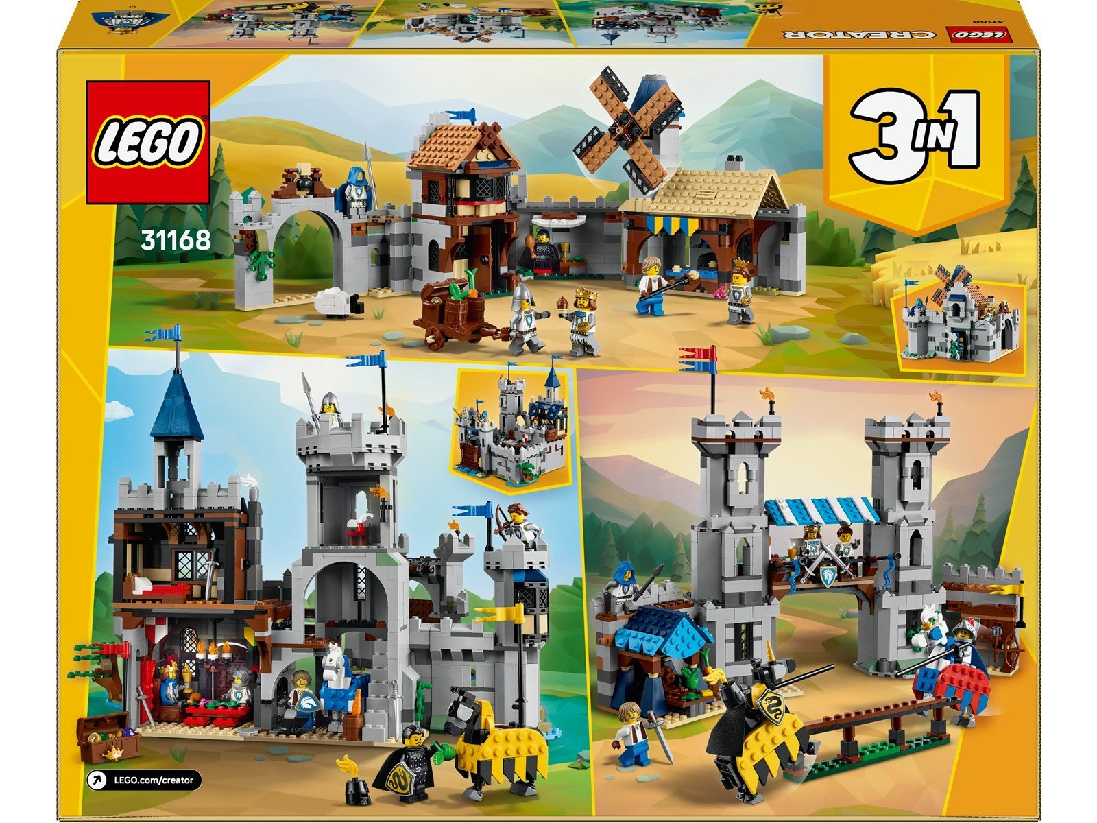 LEGO Creator 31168 Ritterburg im Mittelalter