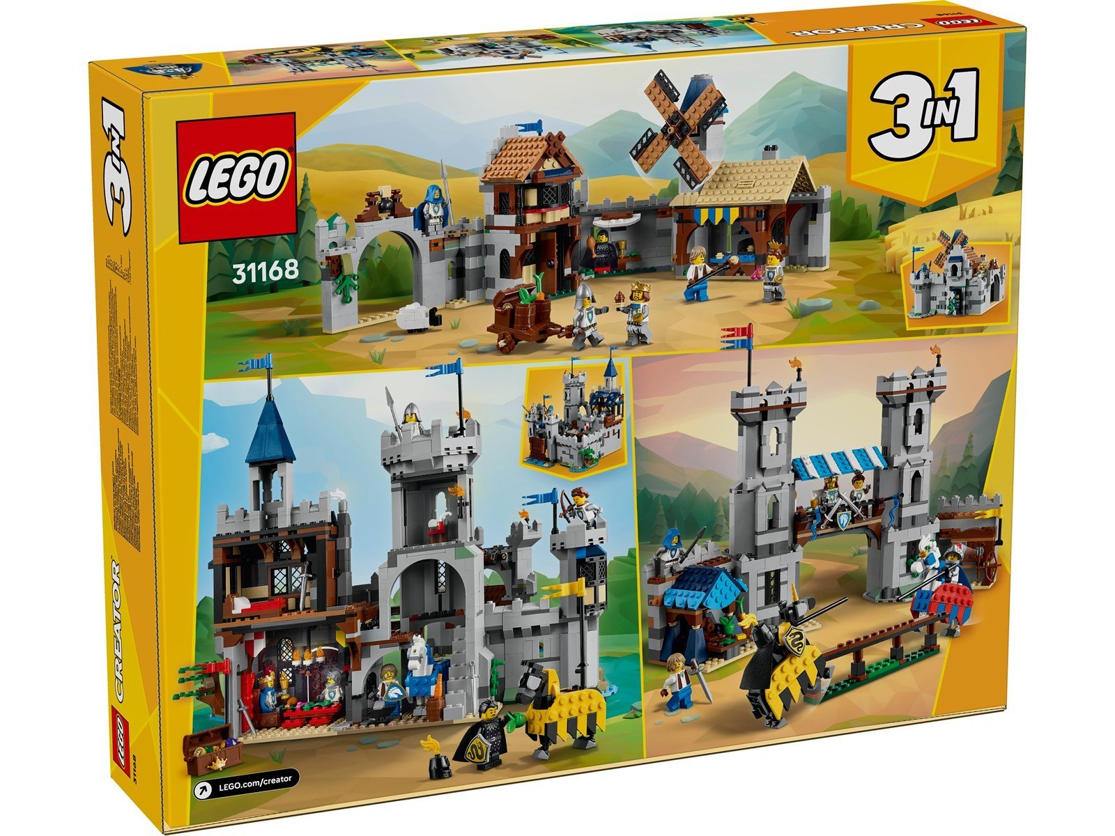 LEGO Creator 31168 Ritterburg im Mittelalter