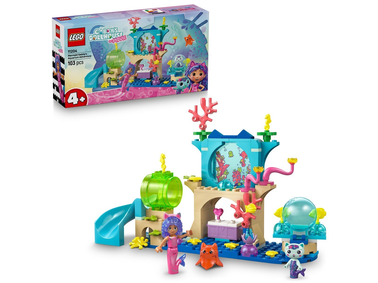 LEGO Gabby's Dollhouse 11204 Meerjungfrau Gabbys Aquarium Abenteuer