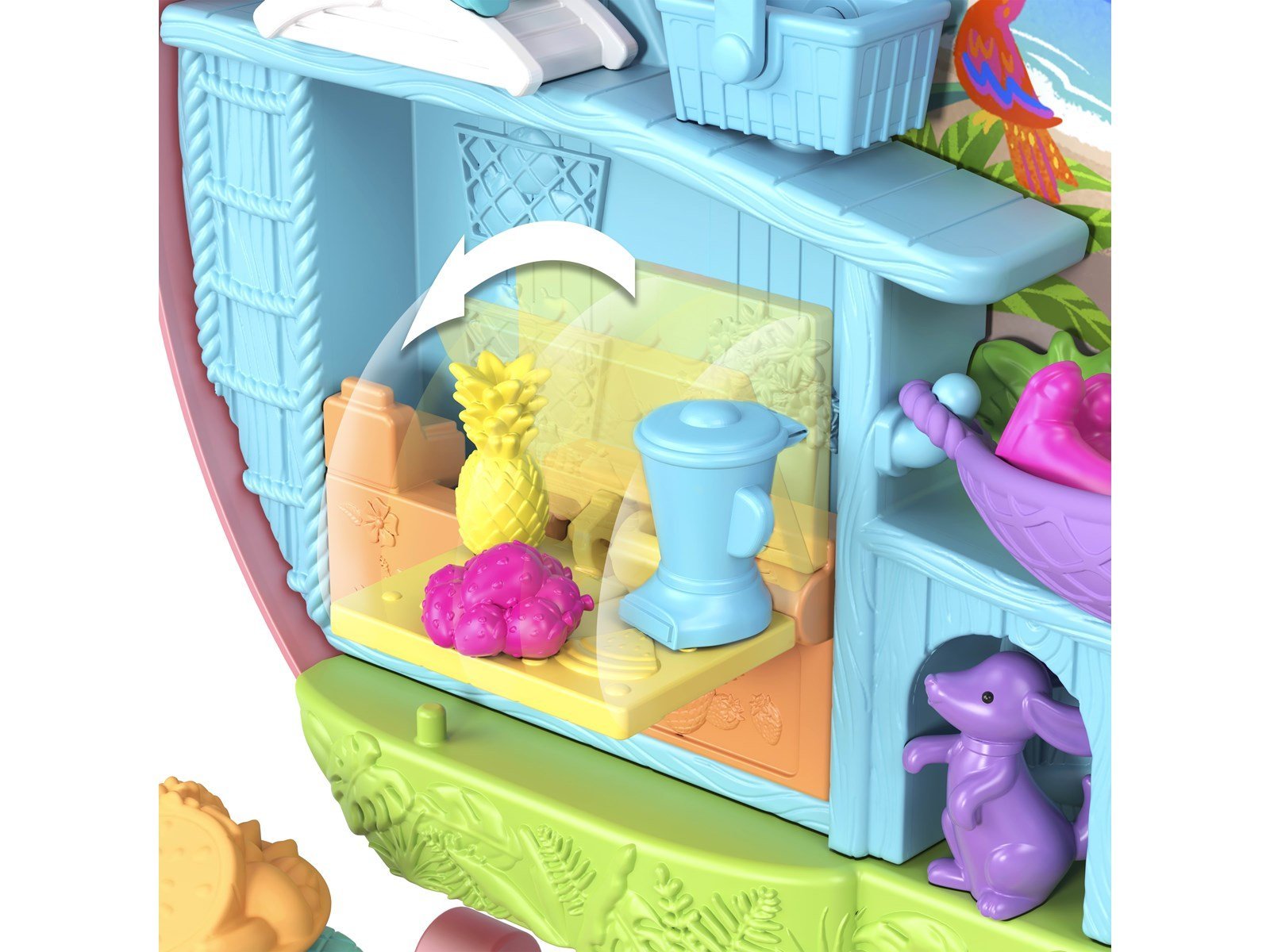 Polly Pocket Adventures in Rio - Adventure Moped