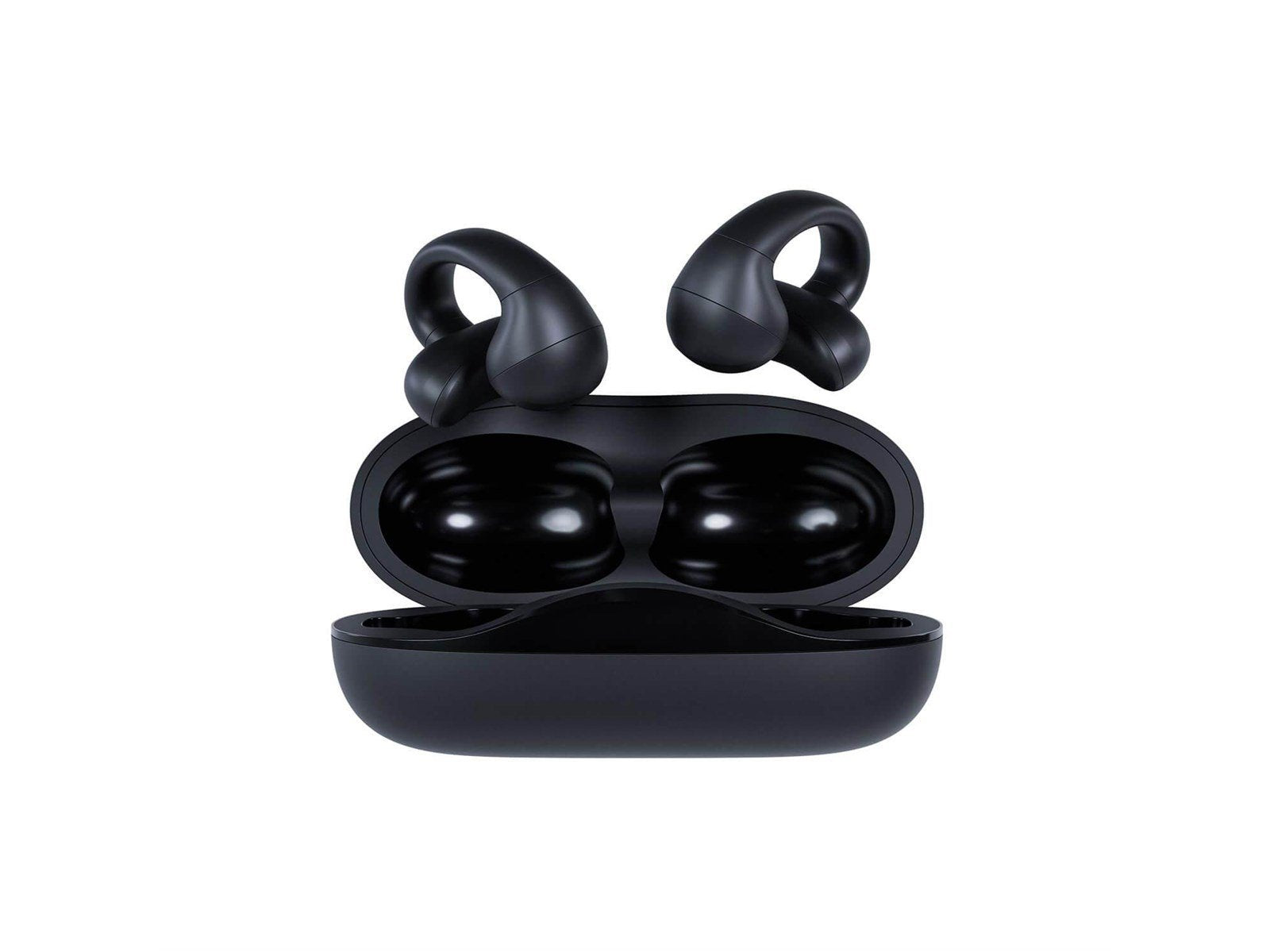 Happy Plugs Clip OWS True Wireless Headphones - Black