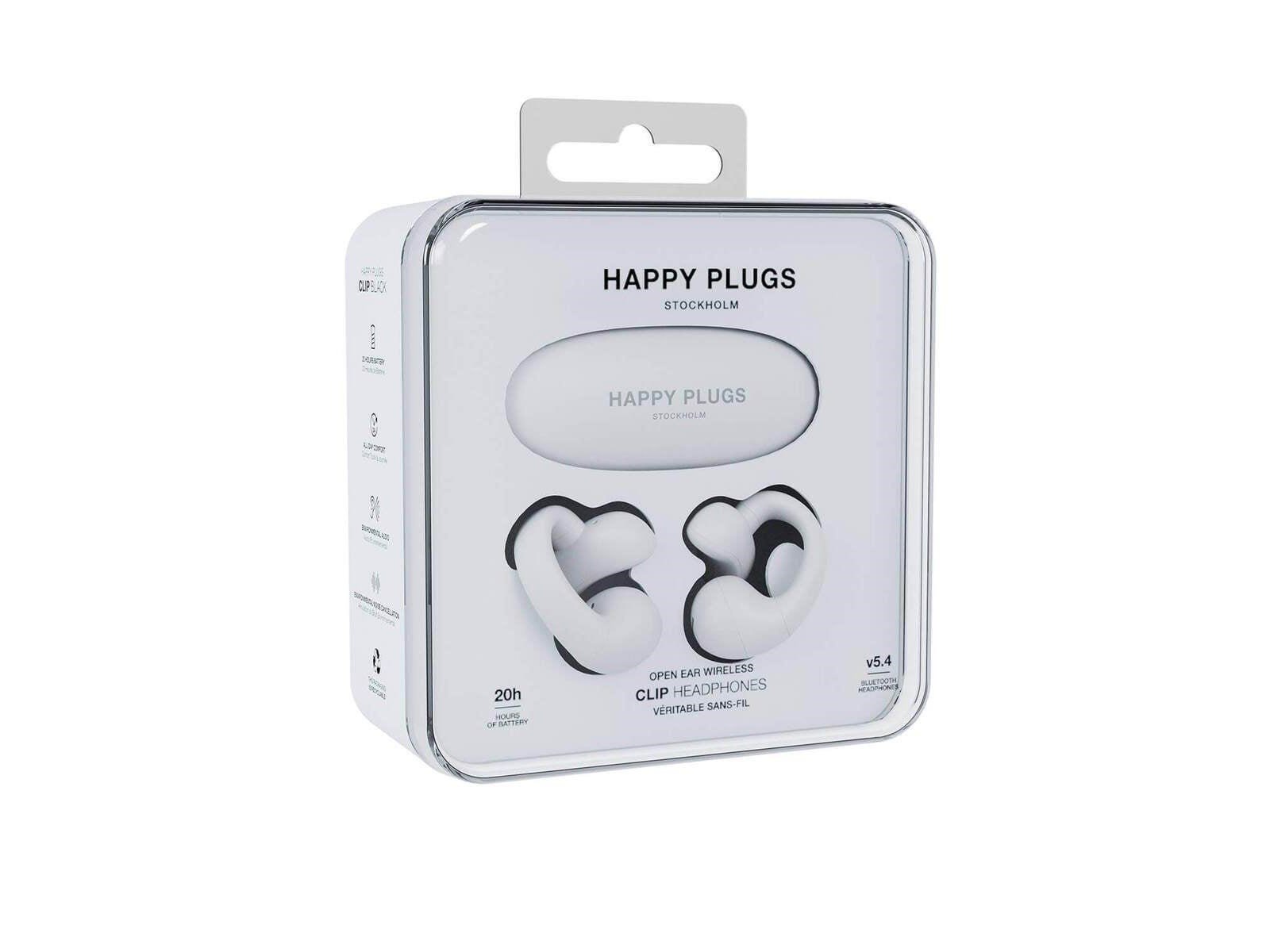 Happy Plugs Clip OWS True Wireless Headphones - White
