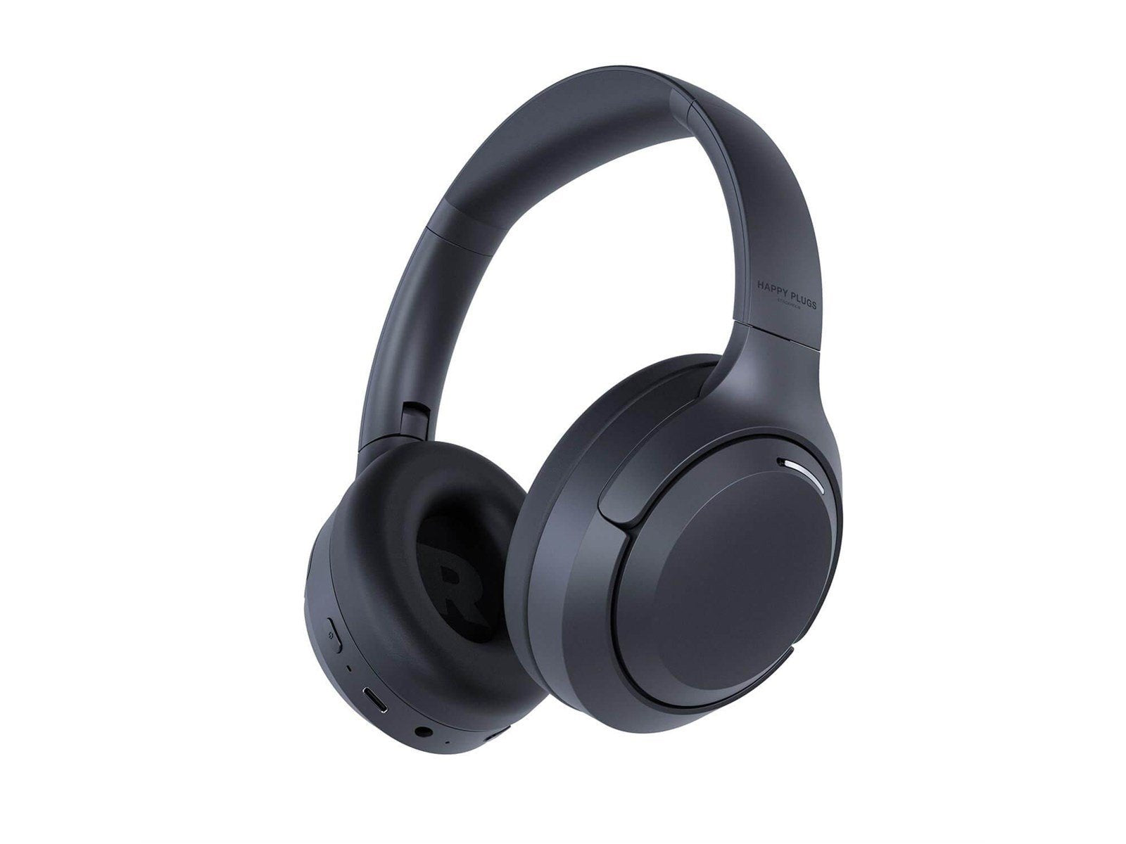 Happy Plugs Play Lite Over-Ear Wireless Headphones - Black