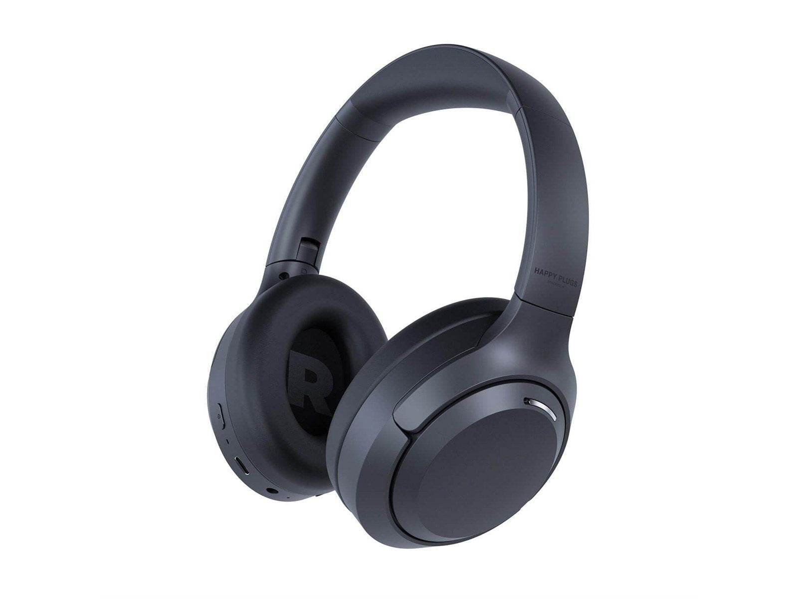 Happy Plugs Play Lite Over-Ear Wireless Headphones - Black