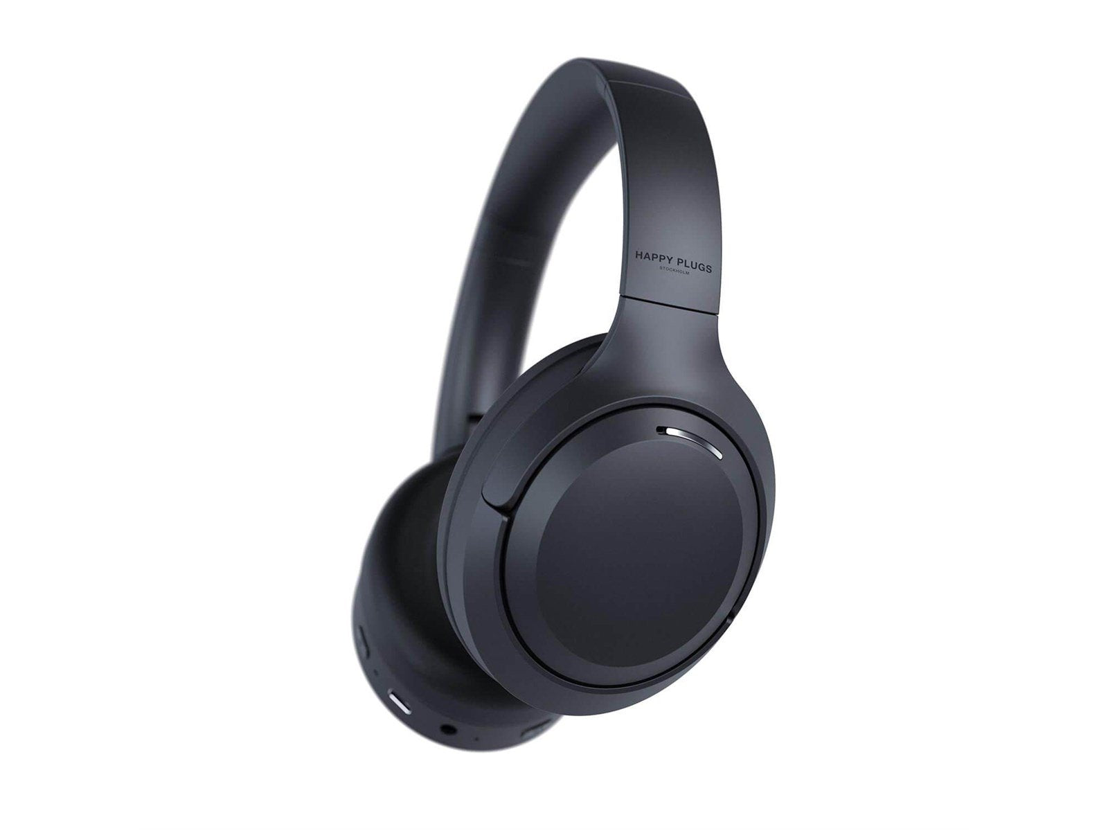 Happy Plugs Play Lite Over-Ear Wireless Headphones - Black