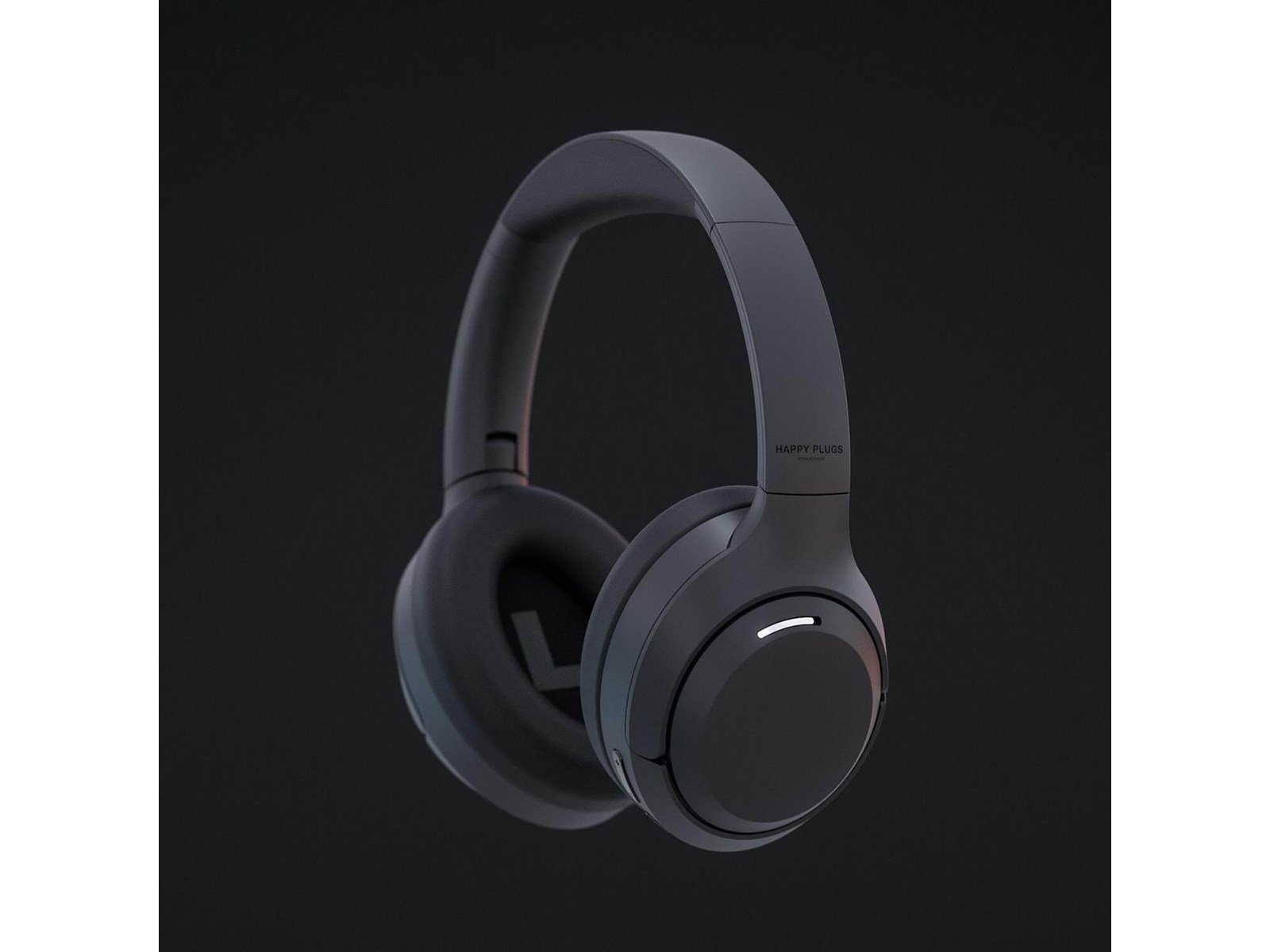 Happy Plugs Play Lite Over-Ear Wireless Headphones - Black