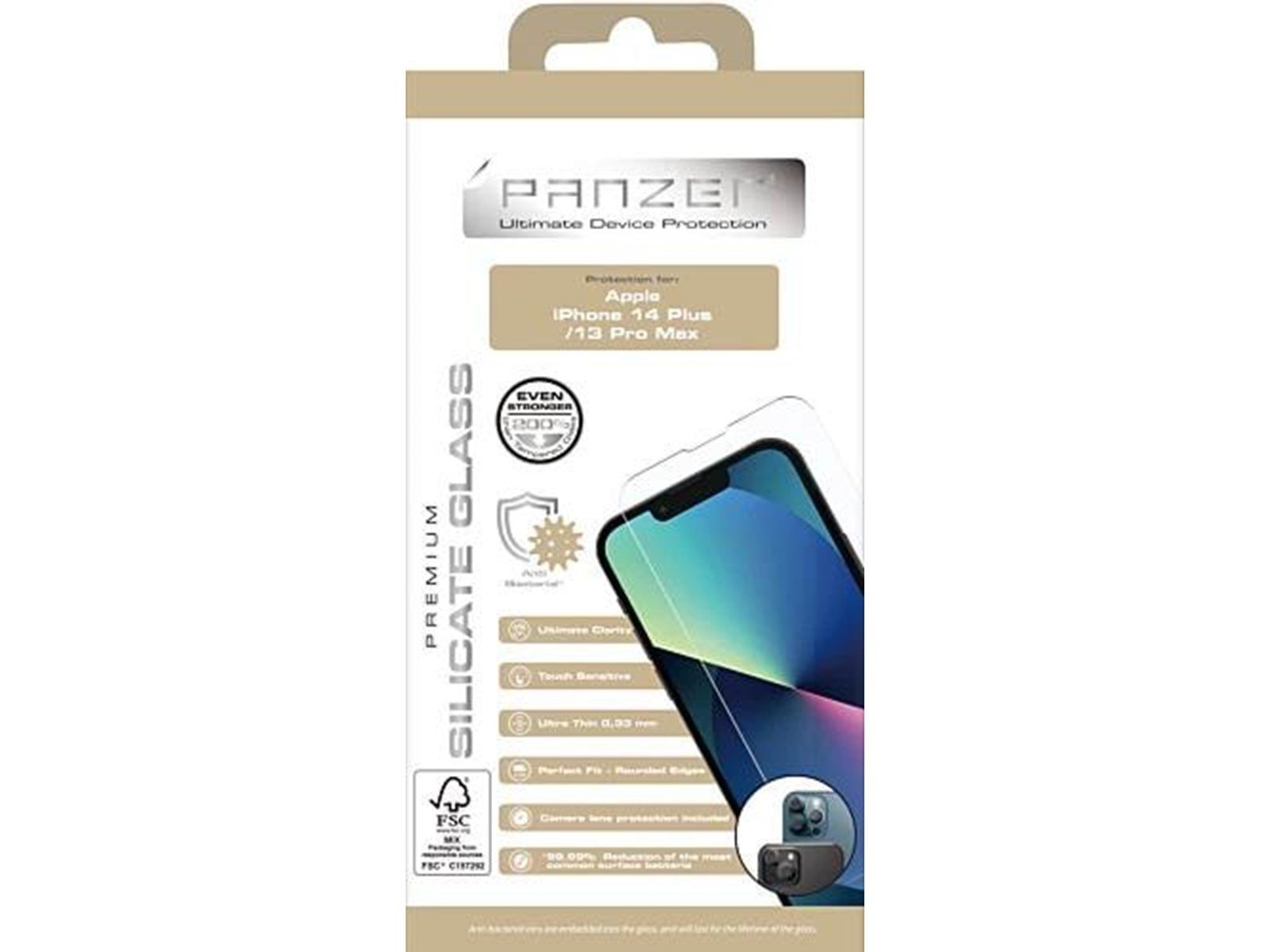 Panzer Screen Protector - iPhone 13 Pro Max/14 Plus