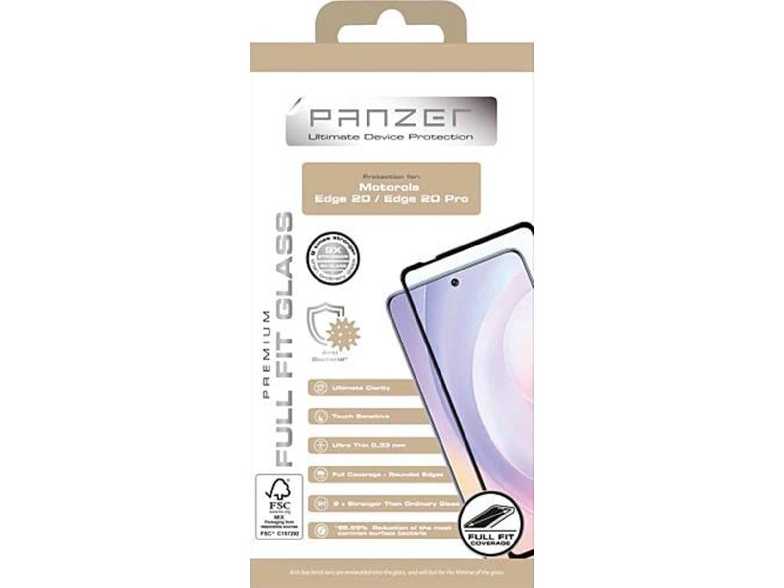 Panzer Screen Protector - Motorola Edge 20