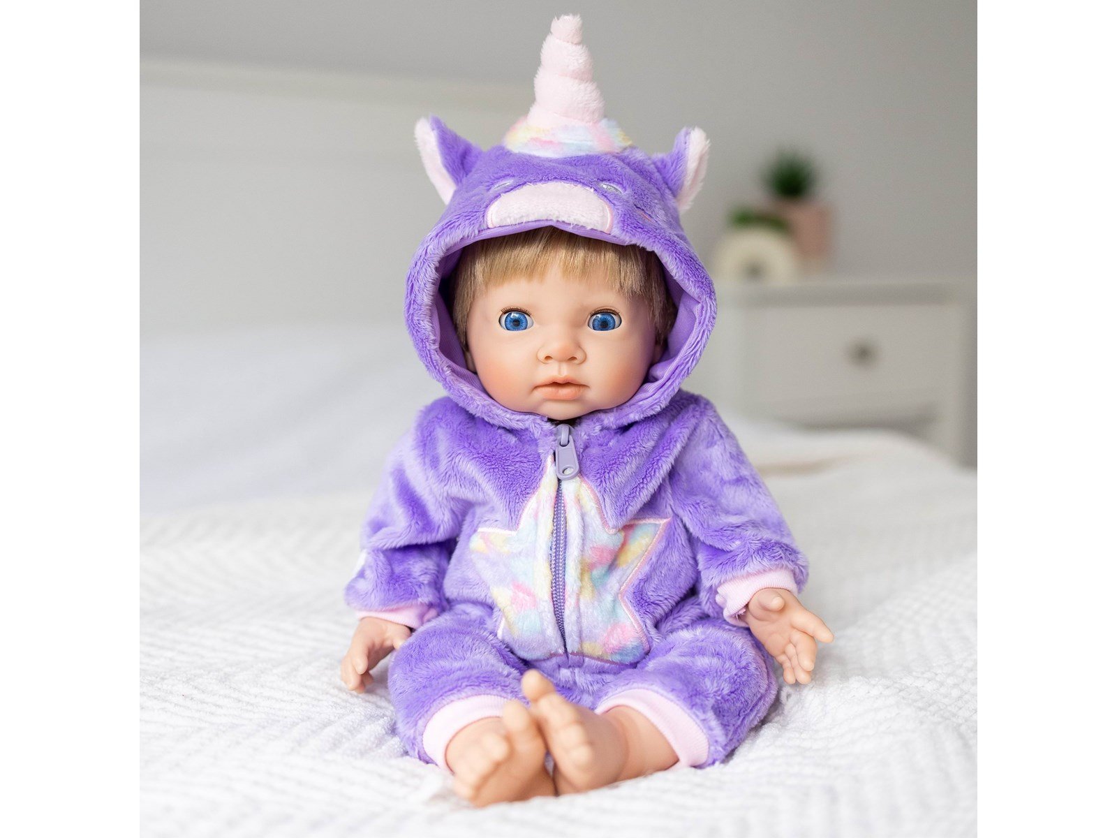 Tiny Treasures Unicorn Star All-In-One outfit