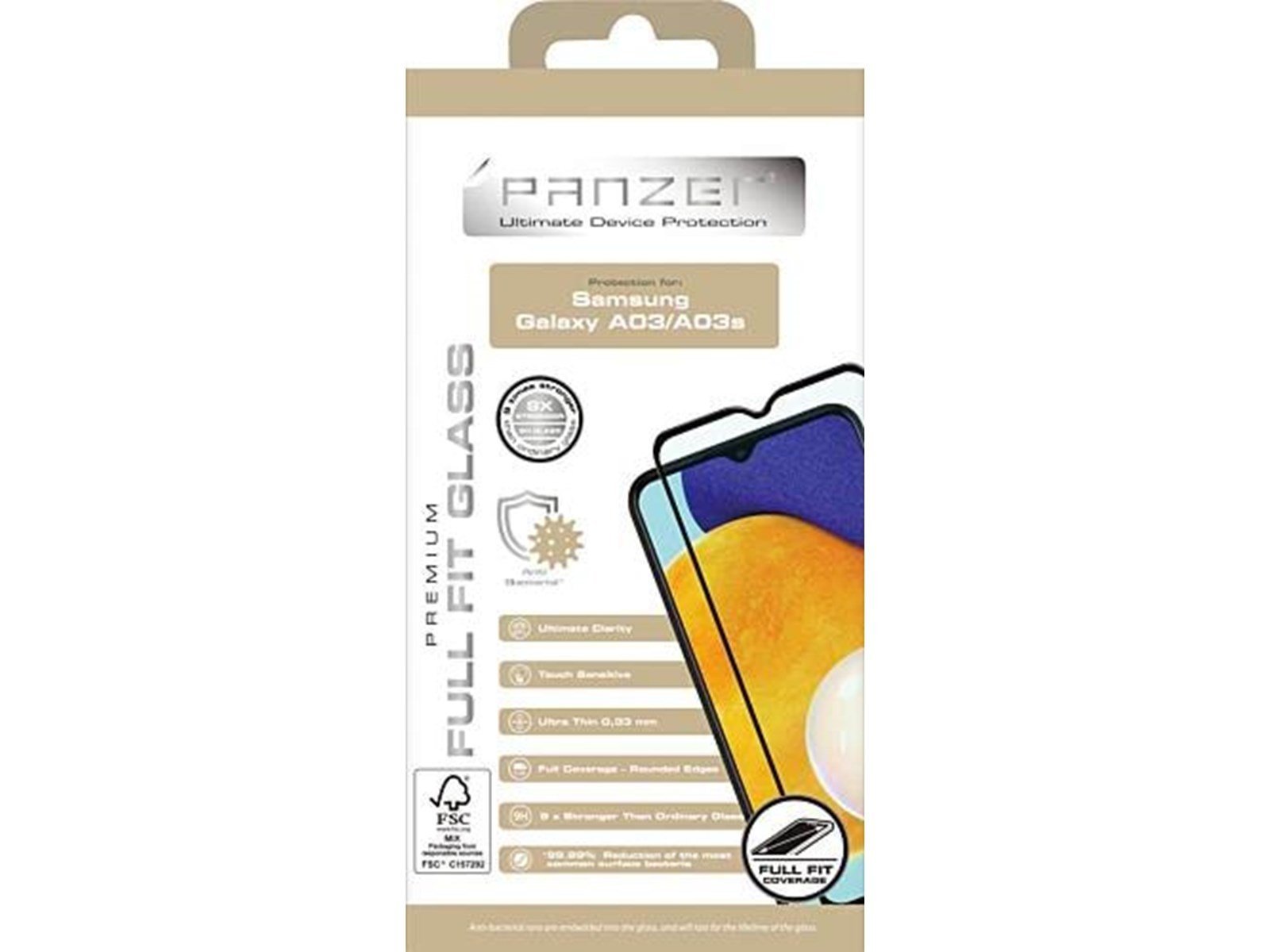 Panzer Full-fit Glass - Samsung Galaxy A03/A03s