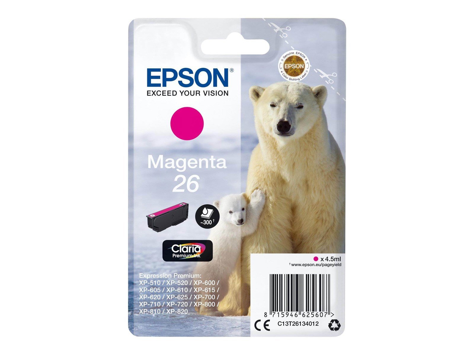 Epson 26 - magenta - original - ink cartridge - Tintenpatrone Magenta