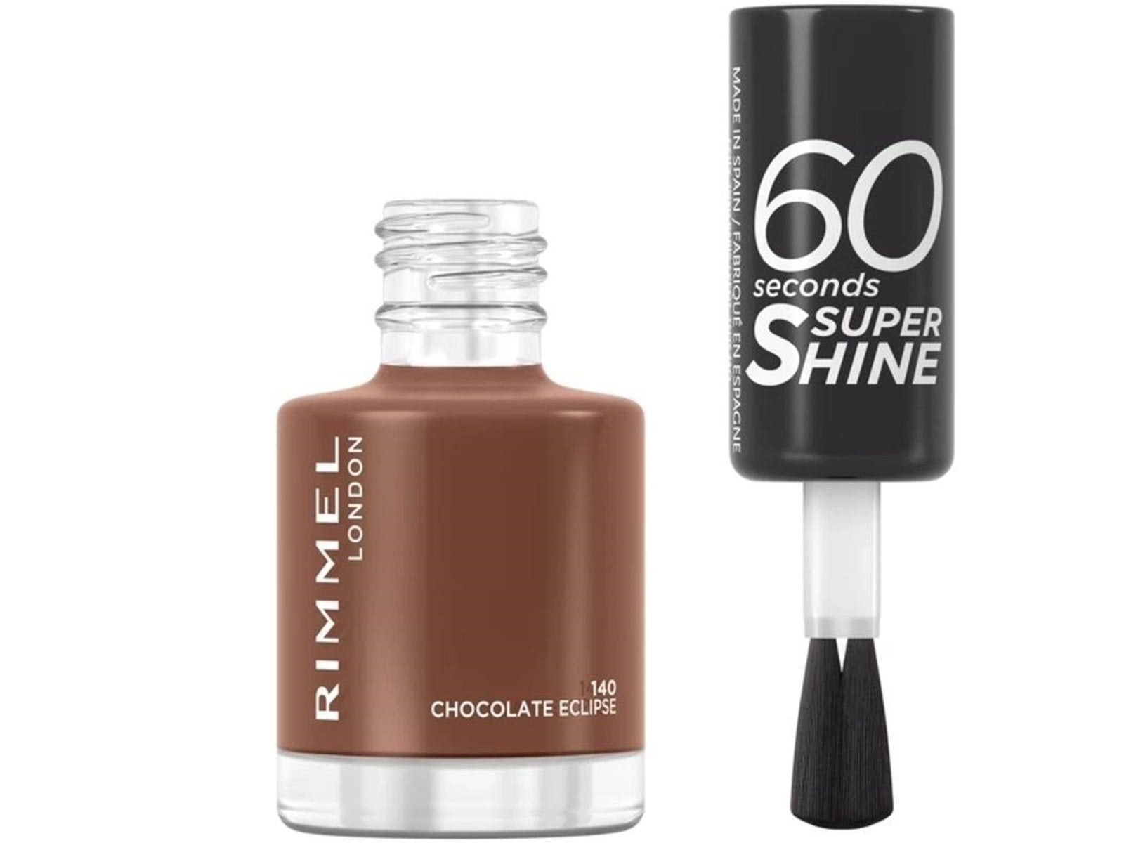 Rimmel 60 Seconds Nail Polish 140 Chocolate eclipse 8ml