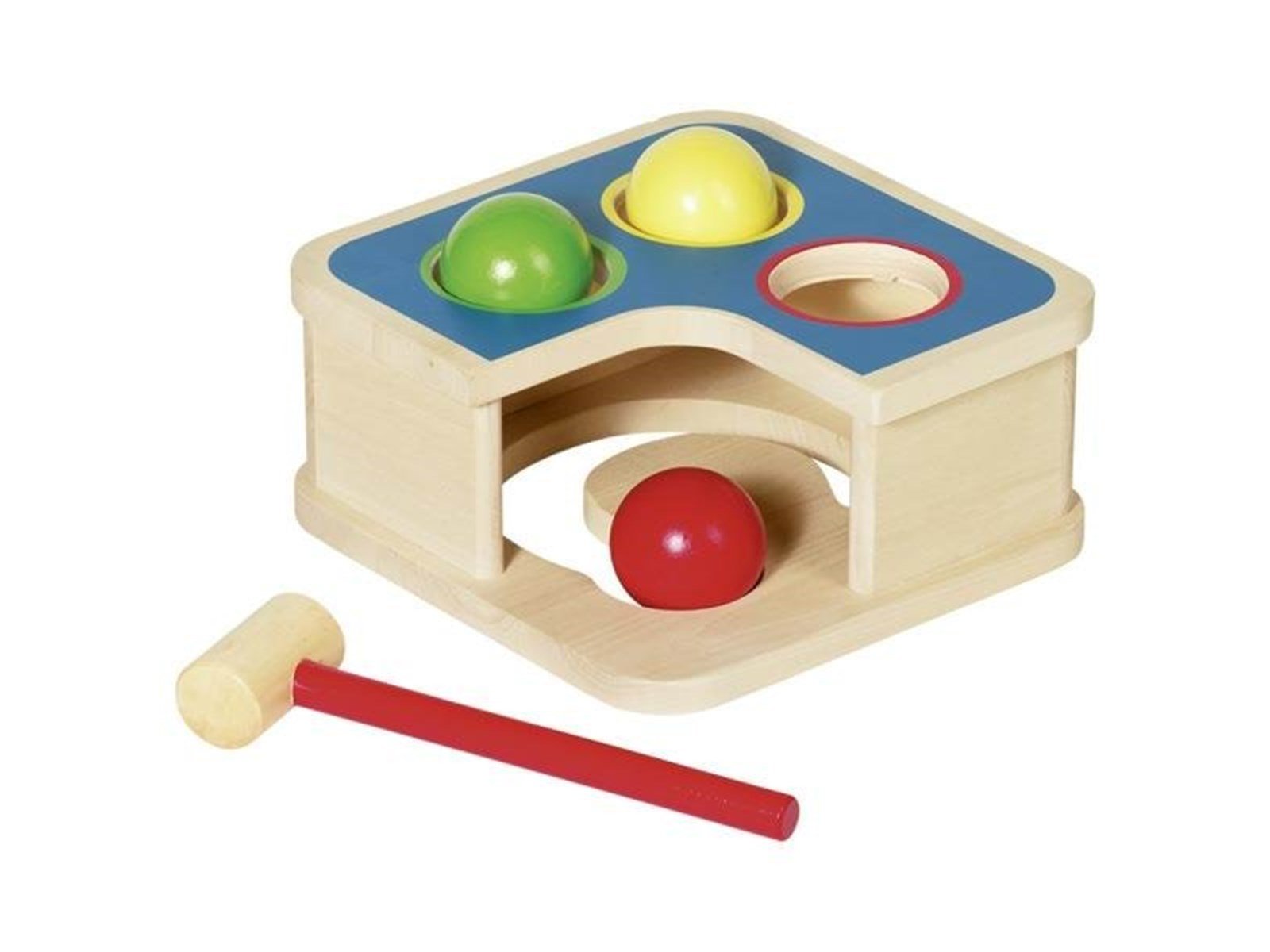 Goki Wooden Hammer Bench with Ball