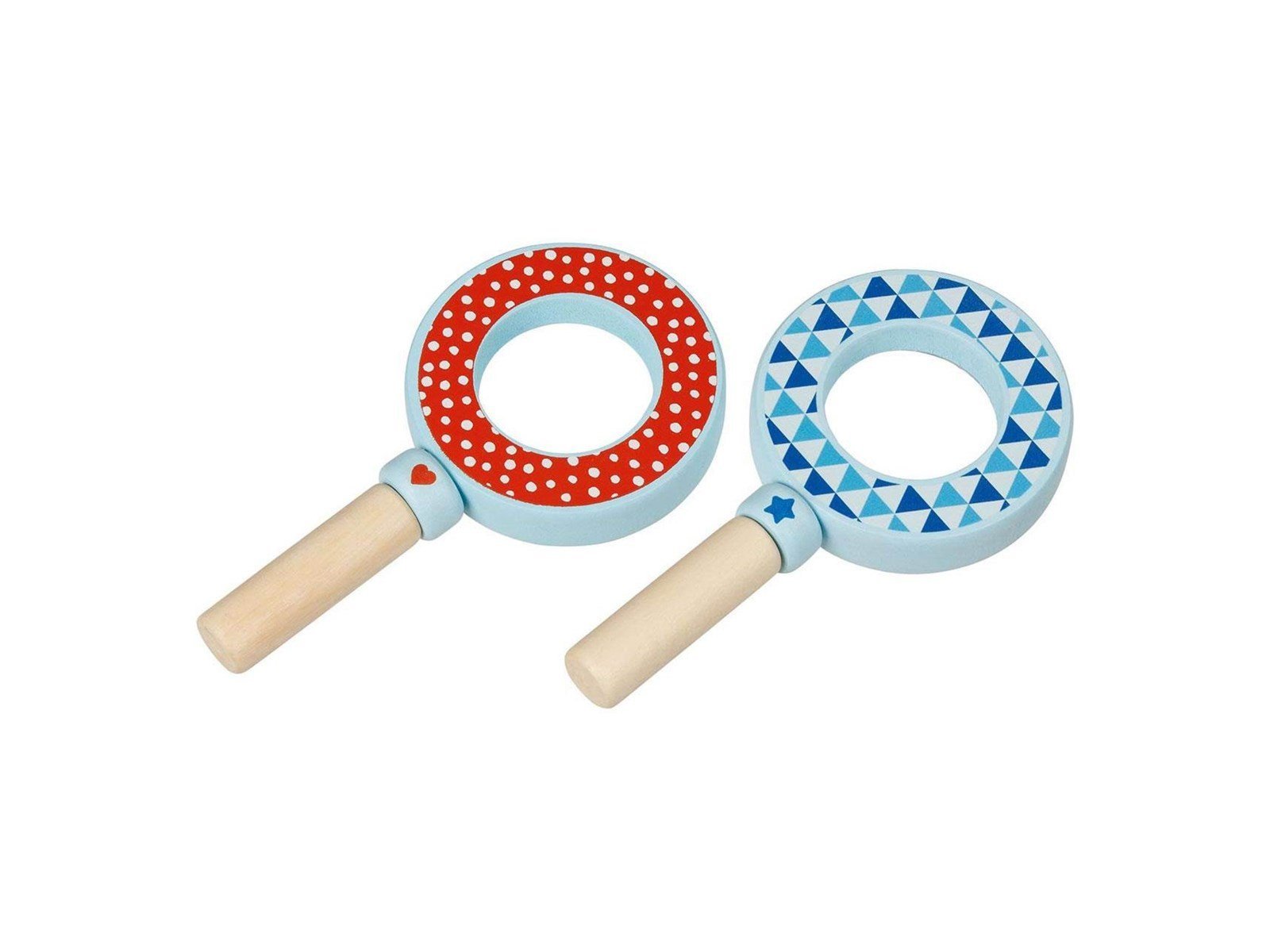 Goki Wooden Magnifying Glass with Print