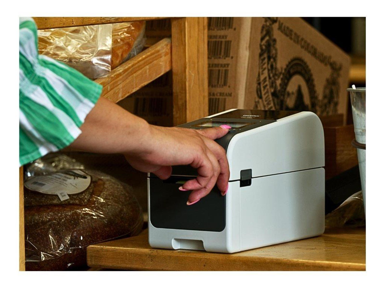 Brother TD-2350D203 - label/receipt printer - B/W - direct thermal - Einfarbig - Thermodirekt