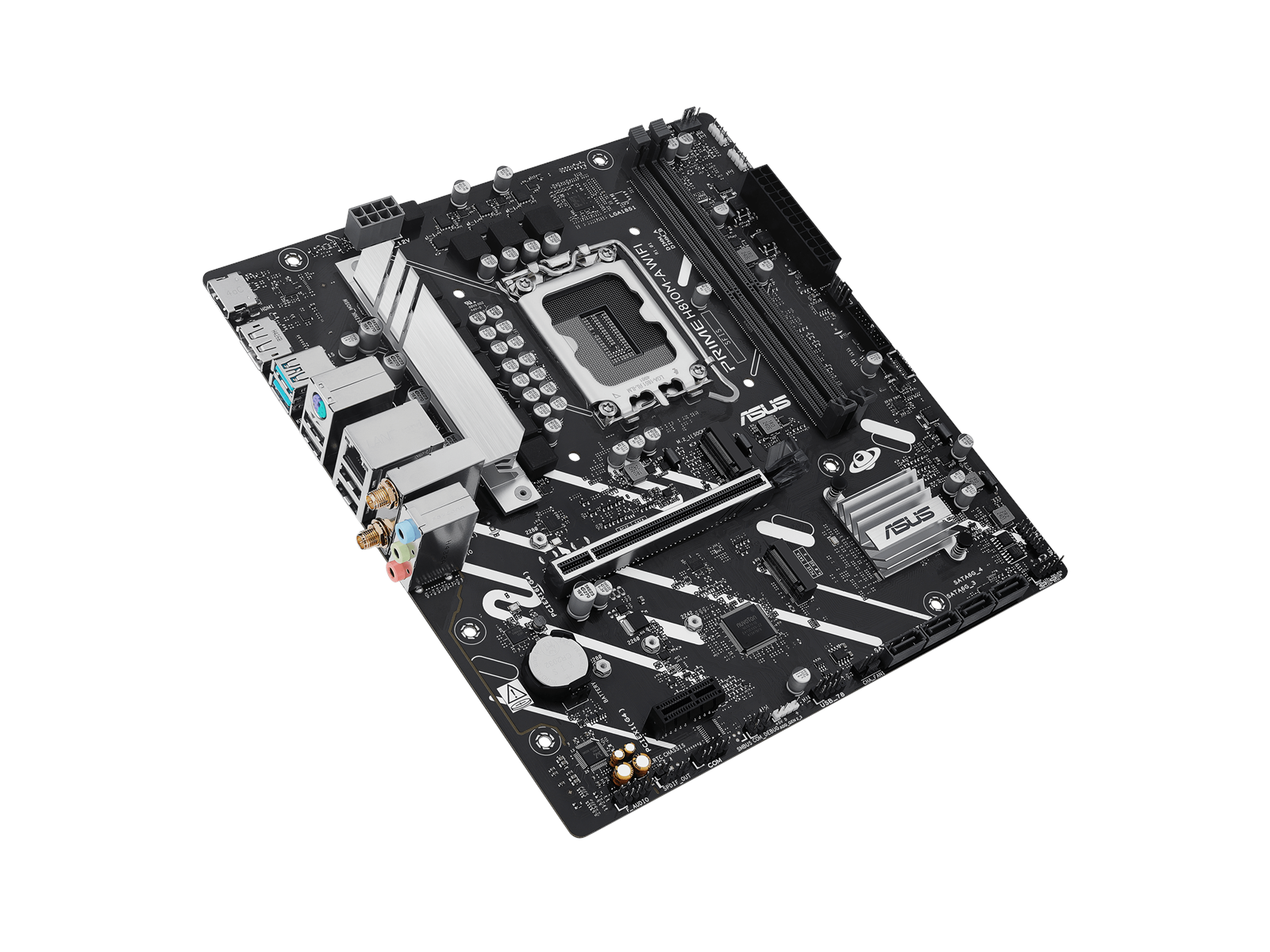 ASUS PRIME H810M-A WIFI Mainboard - Intel H810 - Intel LGA1851 socket - DDR5 RAM - Micro-ATX