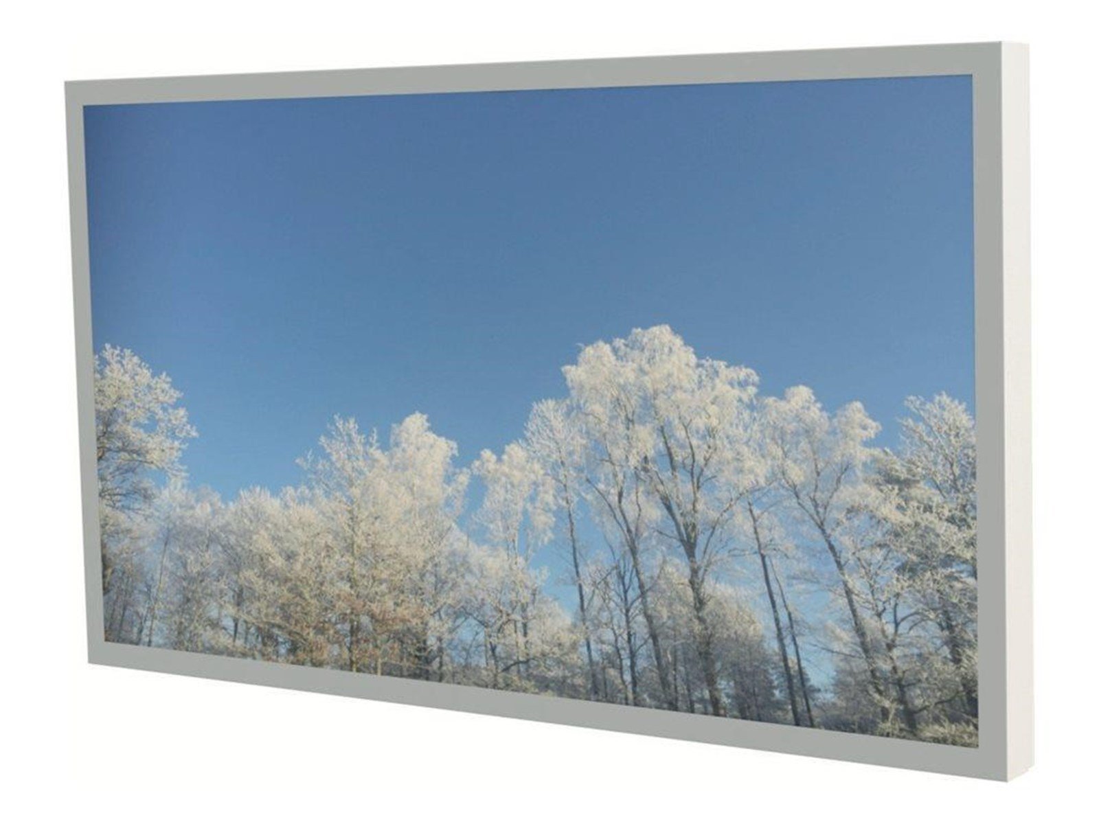 HI-ND EASY mounting kit - landscape - for LCD display - white RAL 9003 43