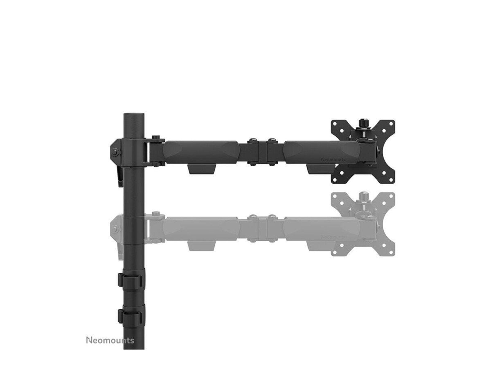 Neomounts DS60-600BL1 mounting kit - full-motion - for Monitor - black
