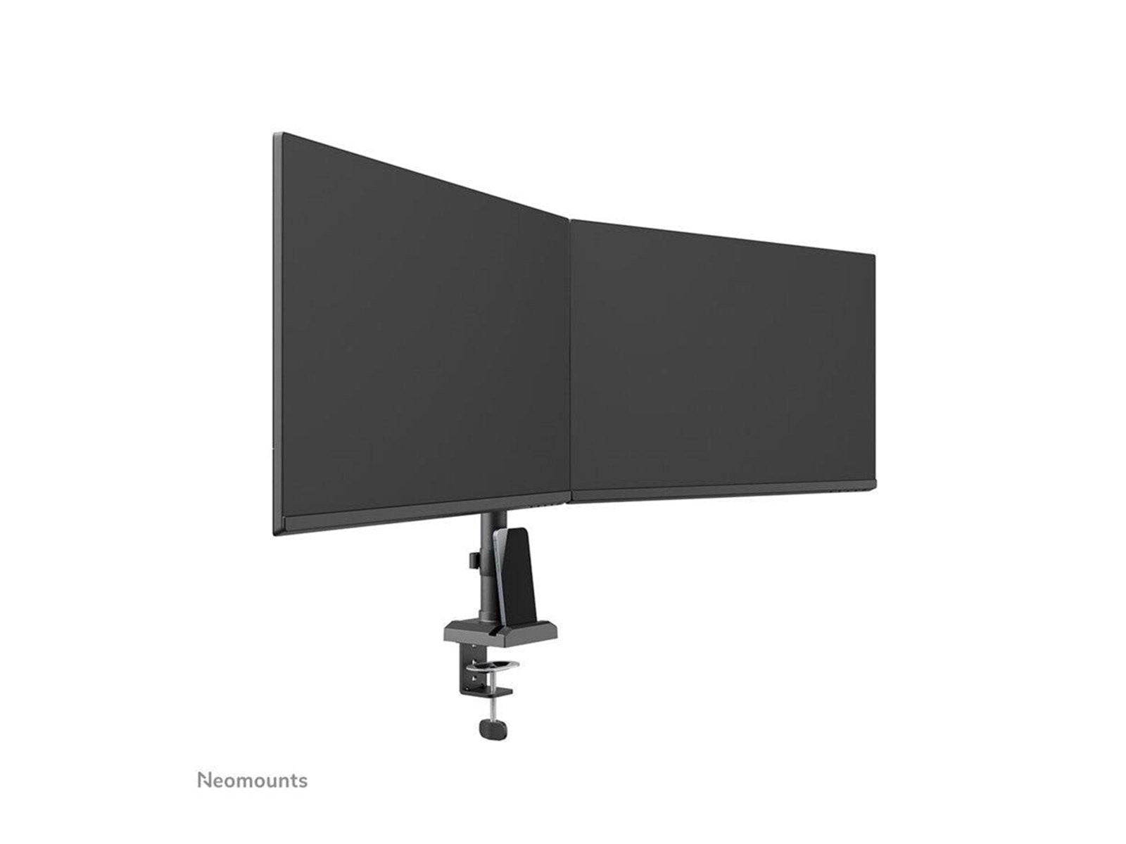 Neomounts DS60-600BL2 mounting kit - full-motion - for 2 monitors - black