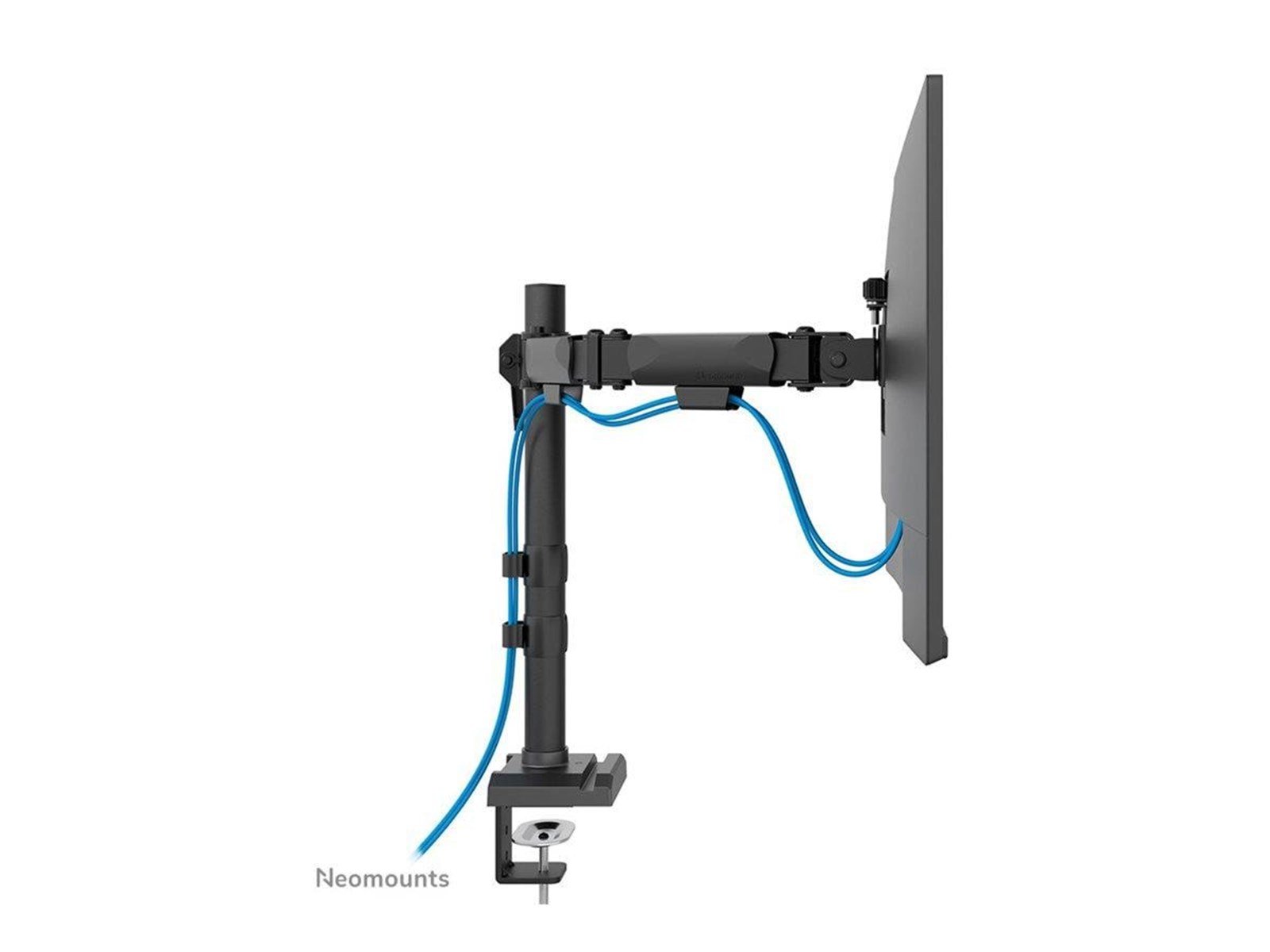 Neomounts DS60-600BL2 mounting kit - full-motion - for 2 monitors - black