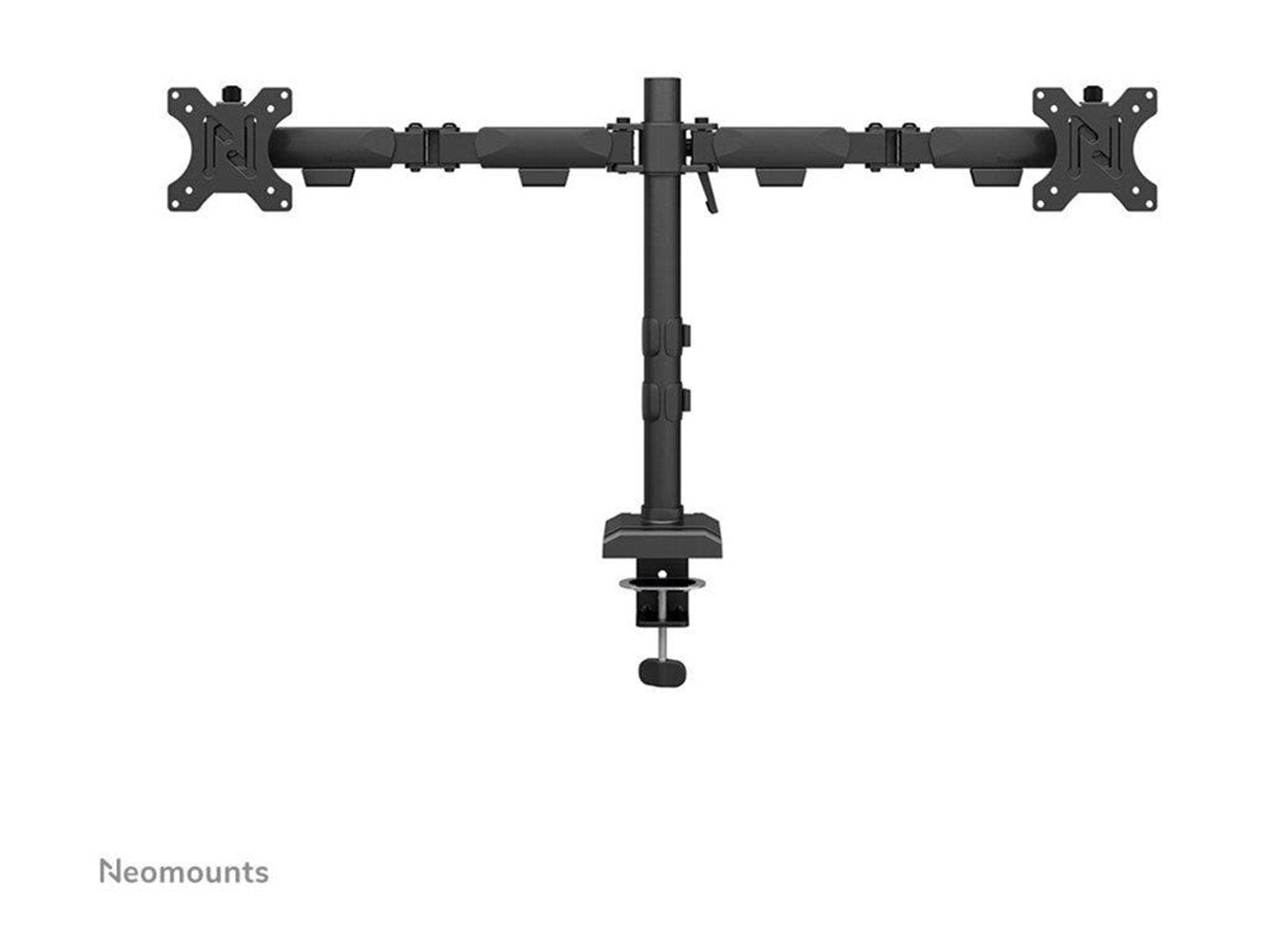 Neomounts DS60-600BL2 mounting kit - full-motion - for 2 monitors - black