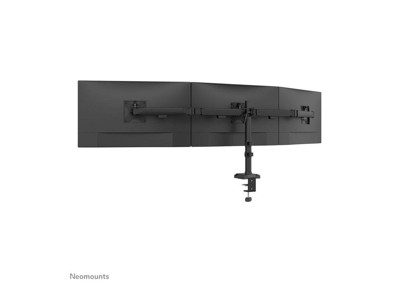 Neomounts DS60-600BL3 mounting kit - full-motion - for 3 monitors - black