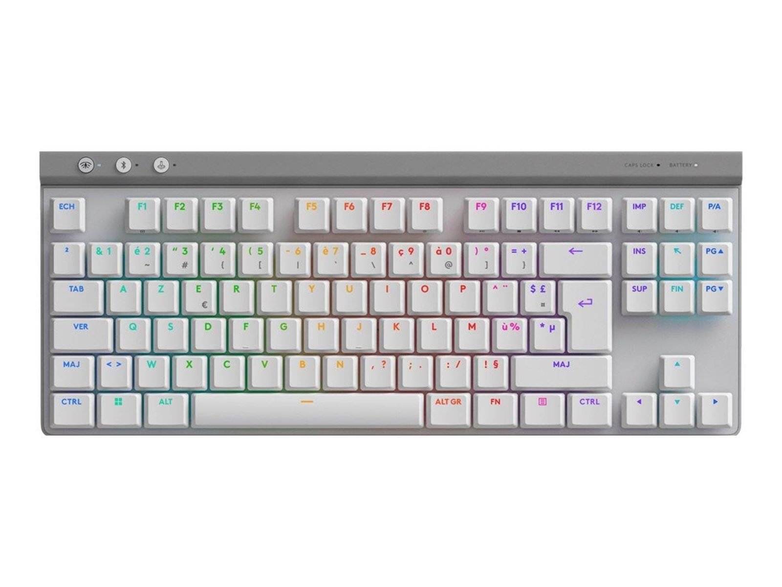 Logitech G G515 - Gaming Tastaturen - Französisch - Weiss