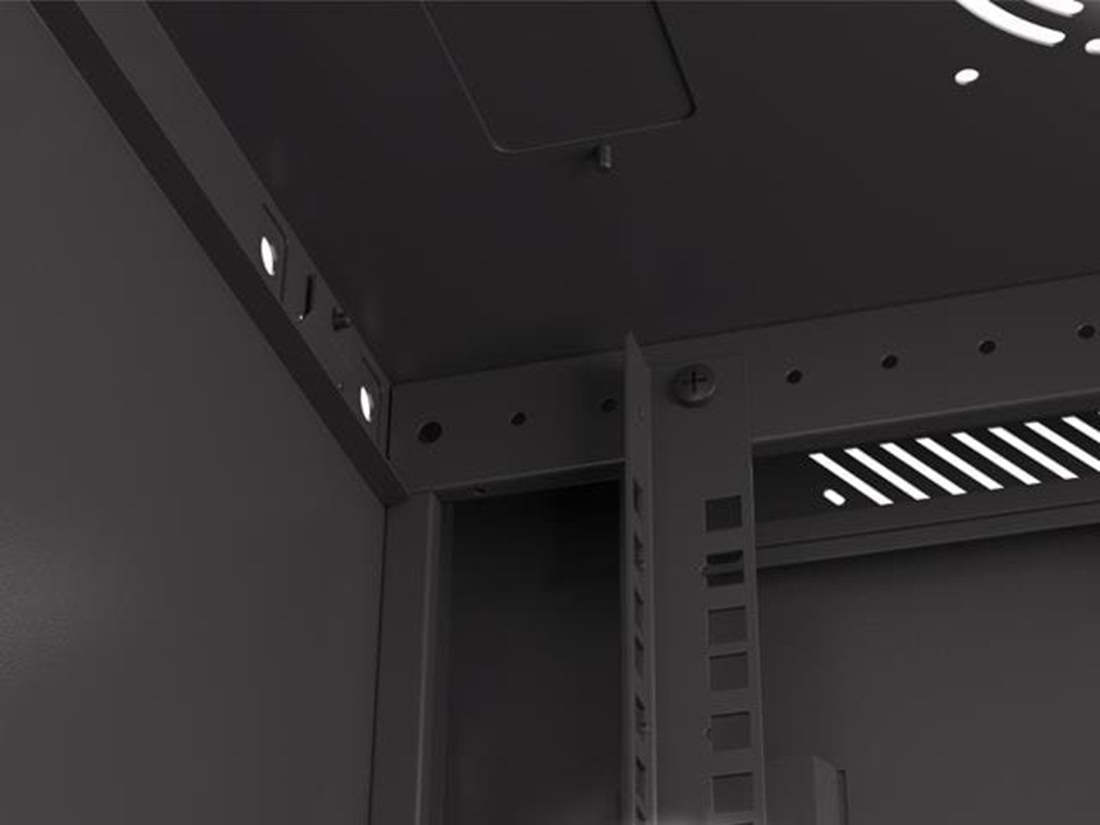 Lanberg WF01-6412-23B - 12U - Wall Mount Rack Cabinet