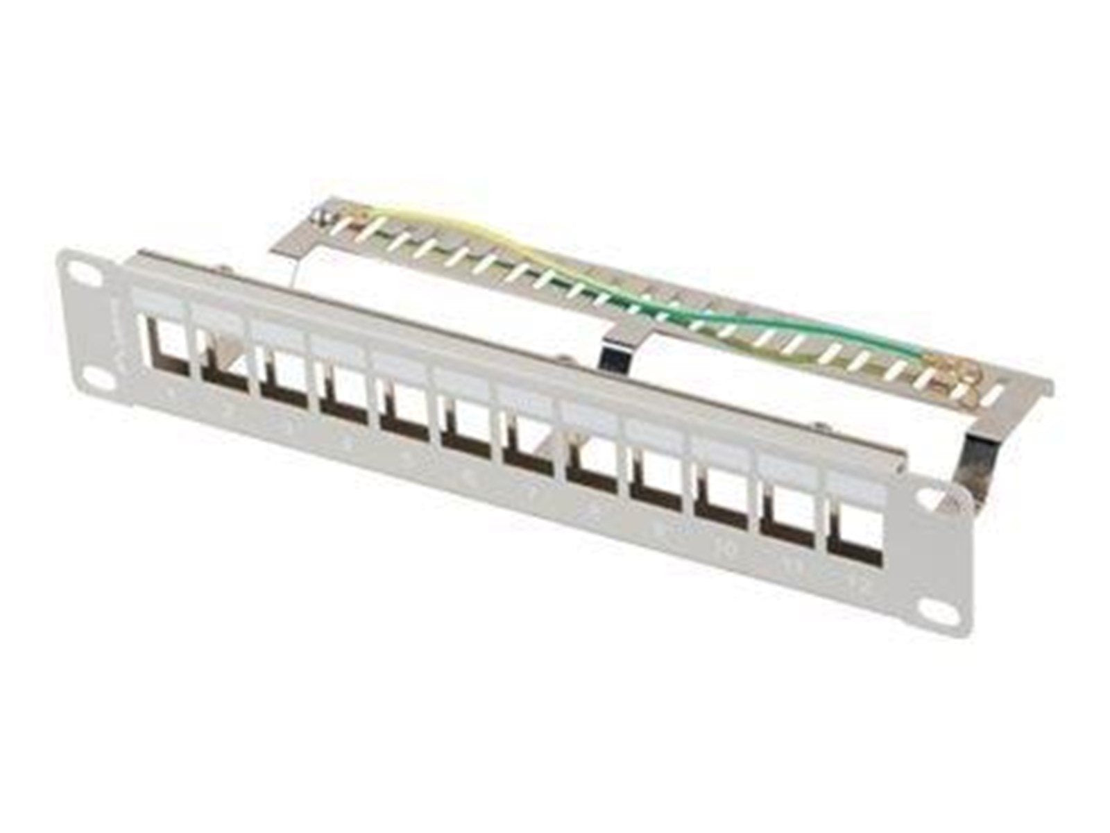 Lanberg PPKS-9212-S - 1U - 12-Port Patch Panel