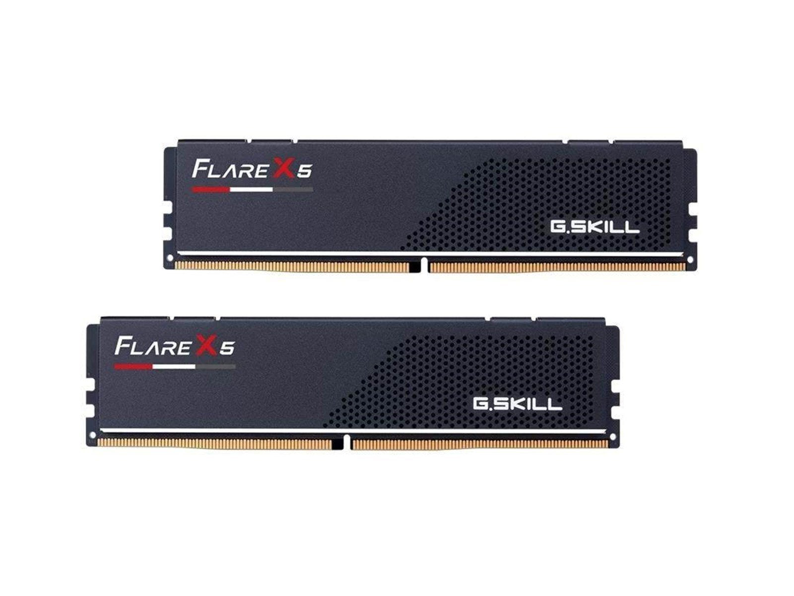 G.Skill Flare X5 DDR5-5200 - 64GB - CL40 - Dual Channel (2 pcs) - AMD EXPO - Schwarz