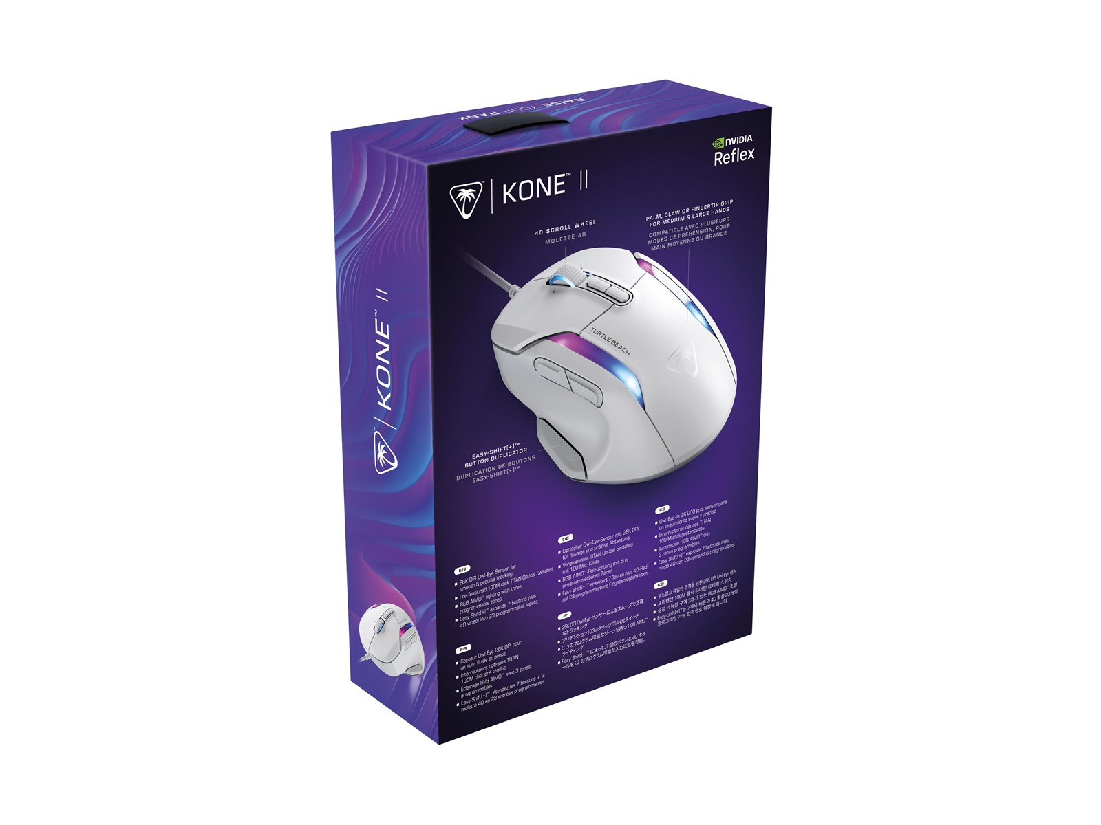 Turtle Beach Kone II - Gaming Maus (Weiß)