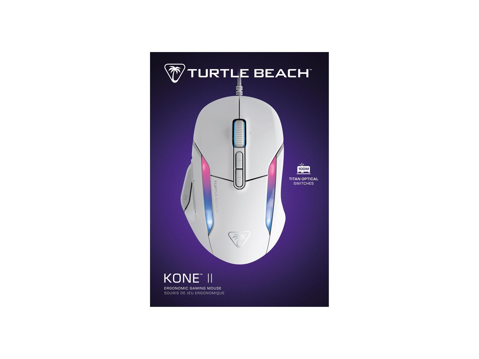 Turtle Beach Kone II - Gaming Maus (Weiß)