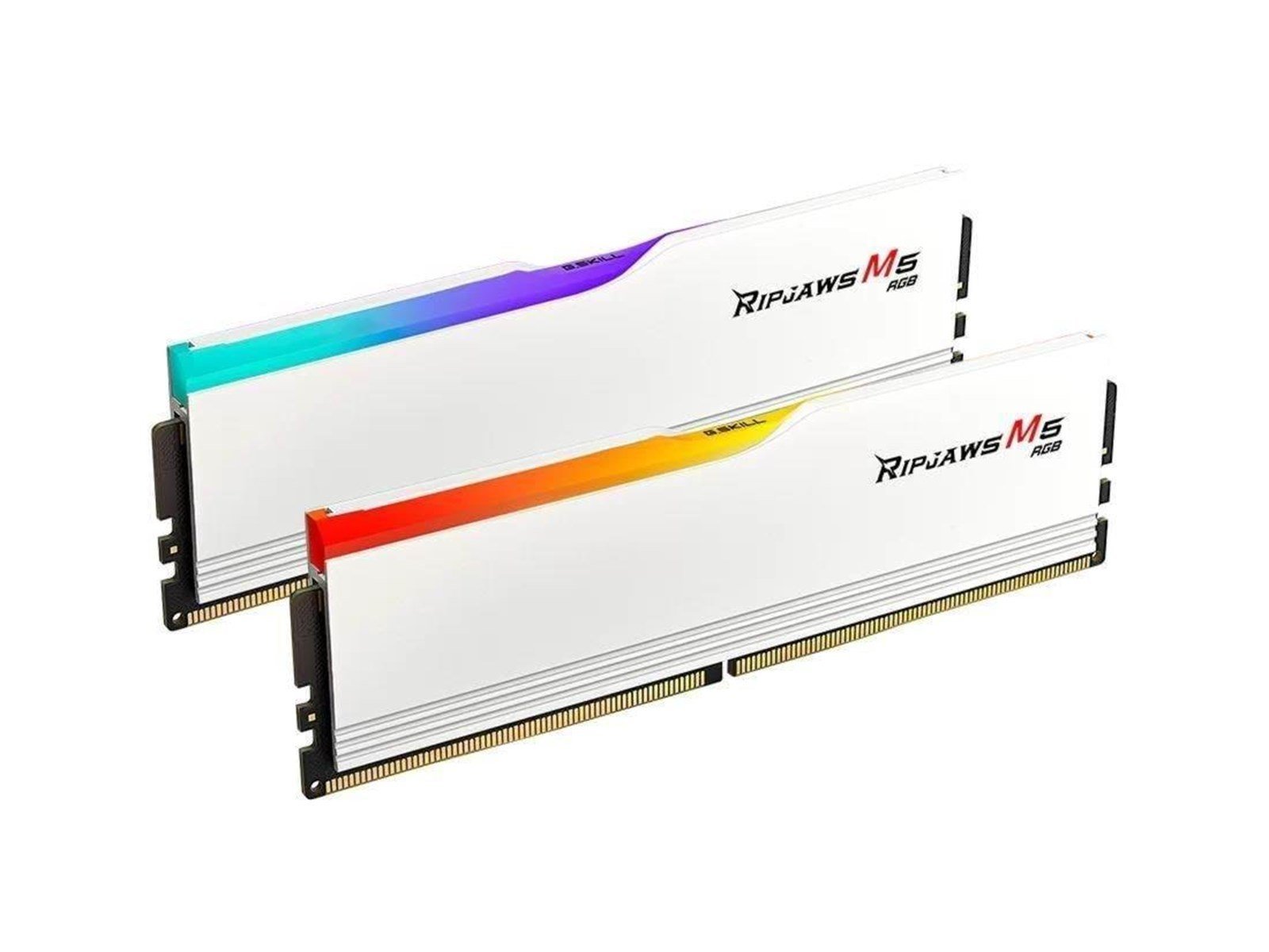 G.Skill Ripjaws M5 RGB DDR5-6000 - 32GB - CL28 - Dual Channel (2 pcs) - Intel XMP - Weiß mit RGB