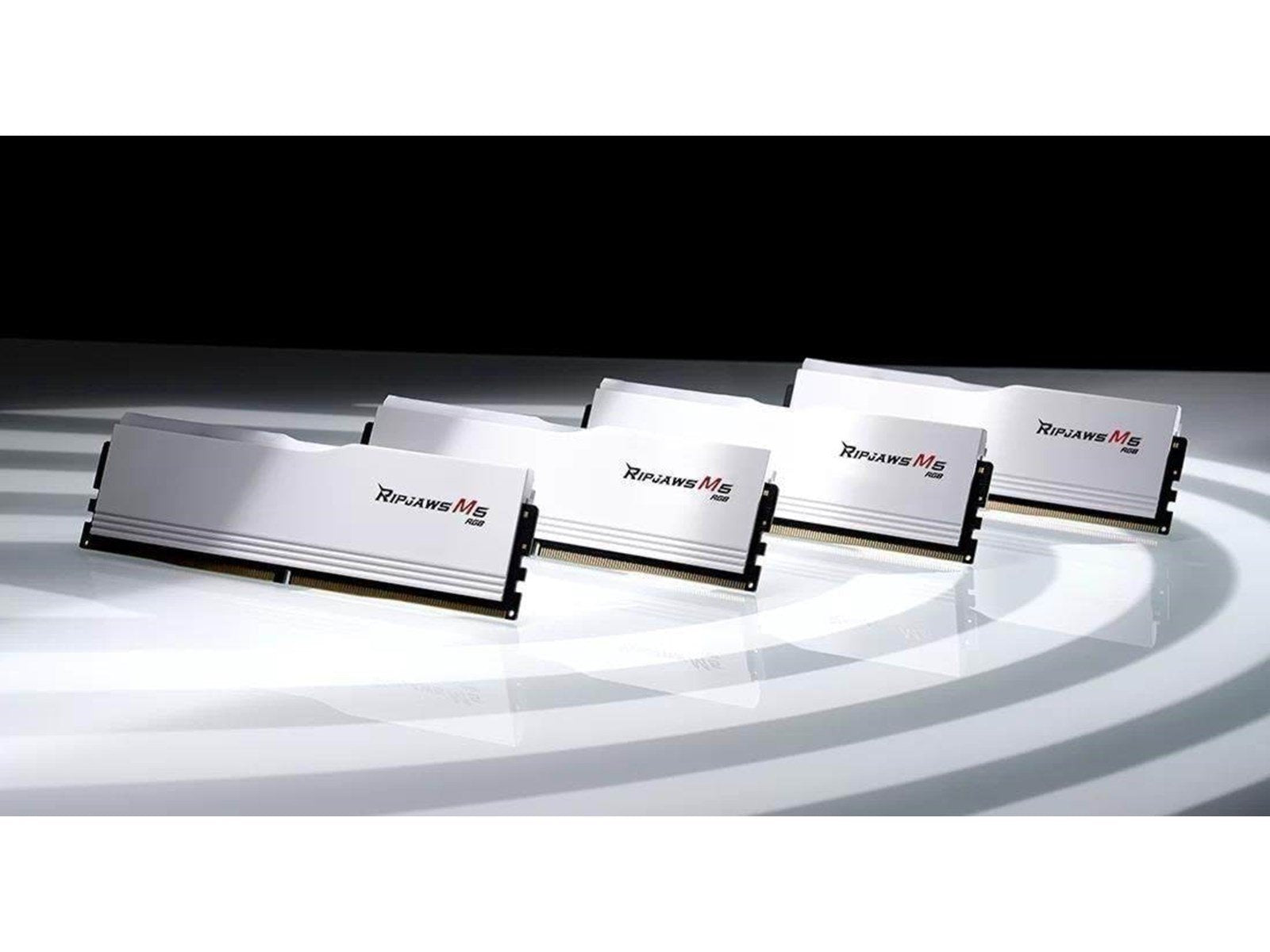 G.Skill Ripjaws M5 RGB DDR5-6000 - 32GB - CL28 - Dual Channel (2 pcs) - Intel XMP - Weiß mit RGB