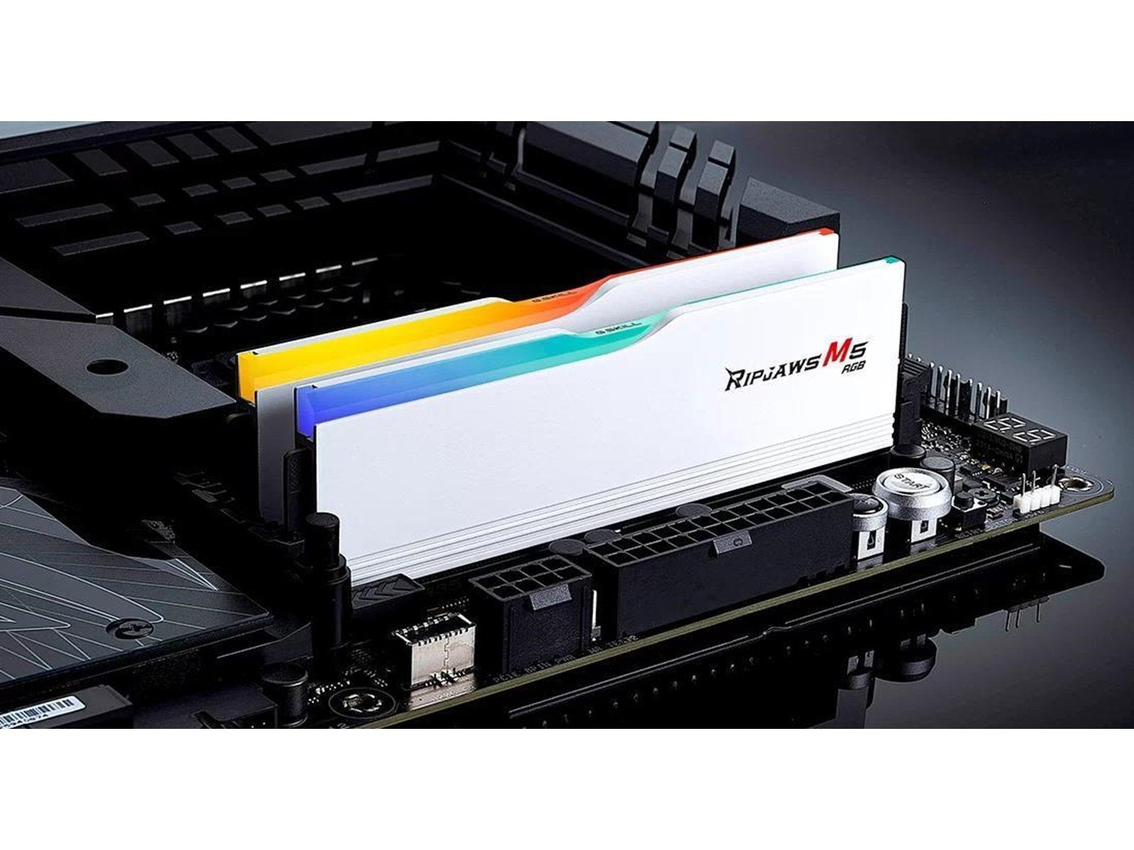 G.Skill Ripjaws M5 RGB DDR5-6000 - 32GB - CL28 - Dual Channel (2 pcs) - Intel XMP - Weiß mit RGB