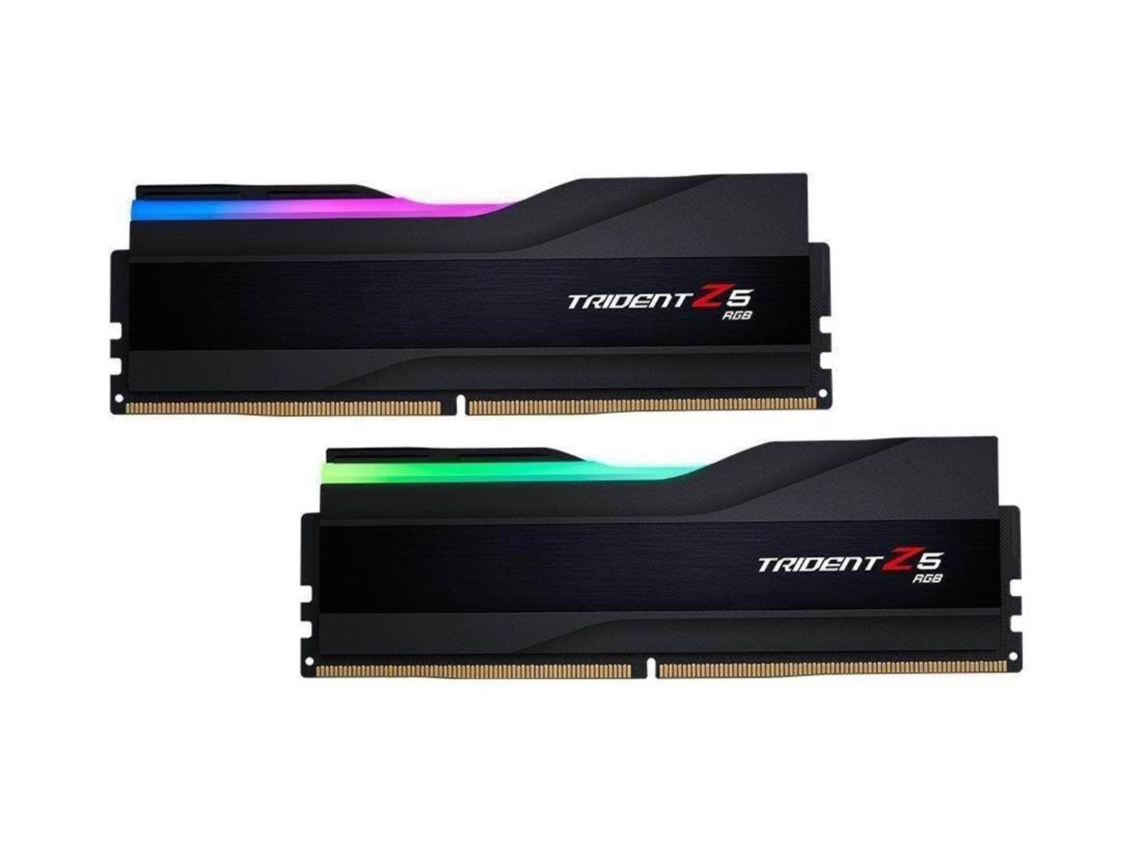 G.Skill Trident Z5 RGB DDR5-6000 - 64GB - CL28 - Dual Channel (2 pcs) - Intel XMP - Schwarz mit RGB
