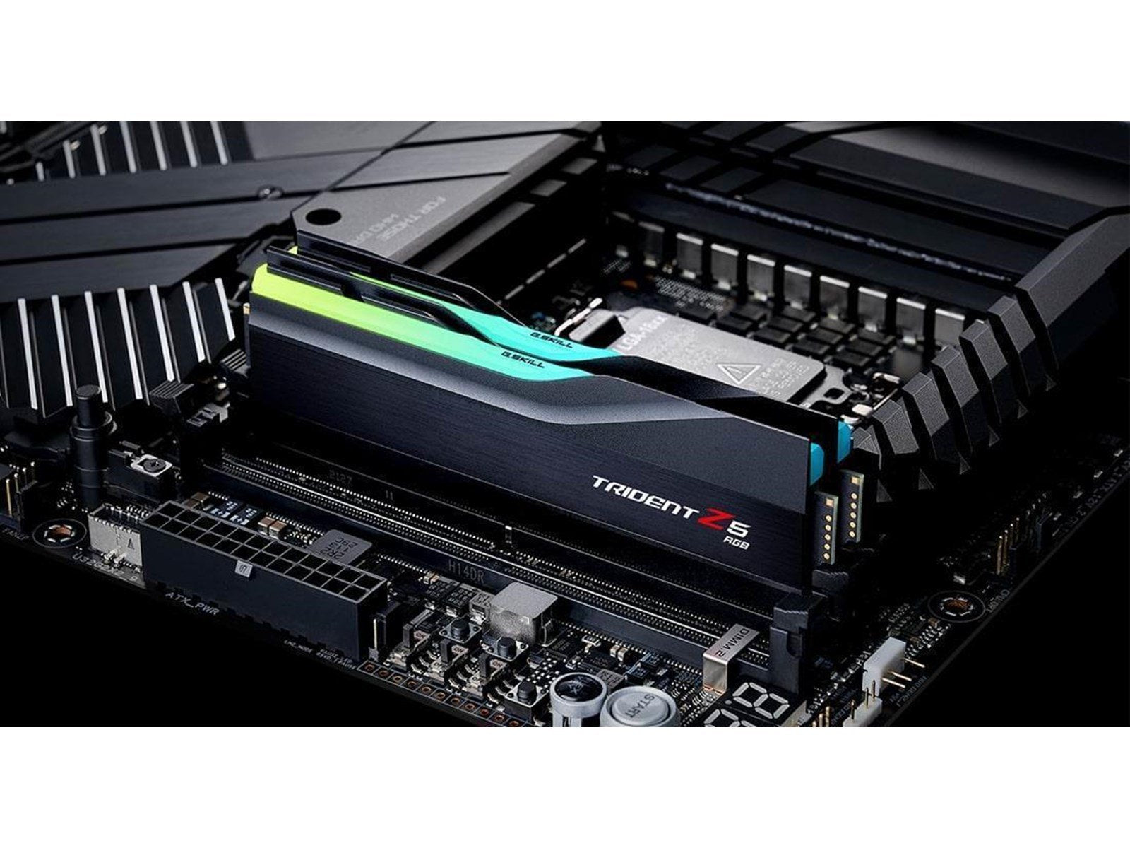 G.Skill Trident Z5 RGB DDR5-6000 - 64GB - CL28 - Dual Channel (2 pcs) - Intel XMP - Schwarz mit RGB
