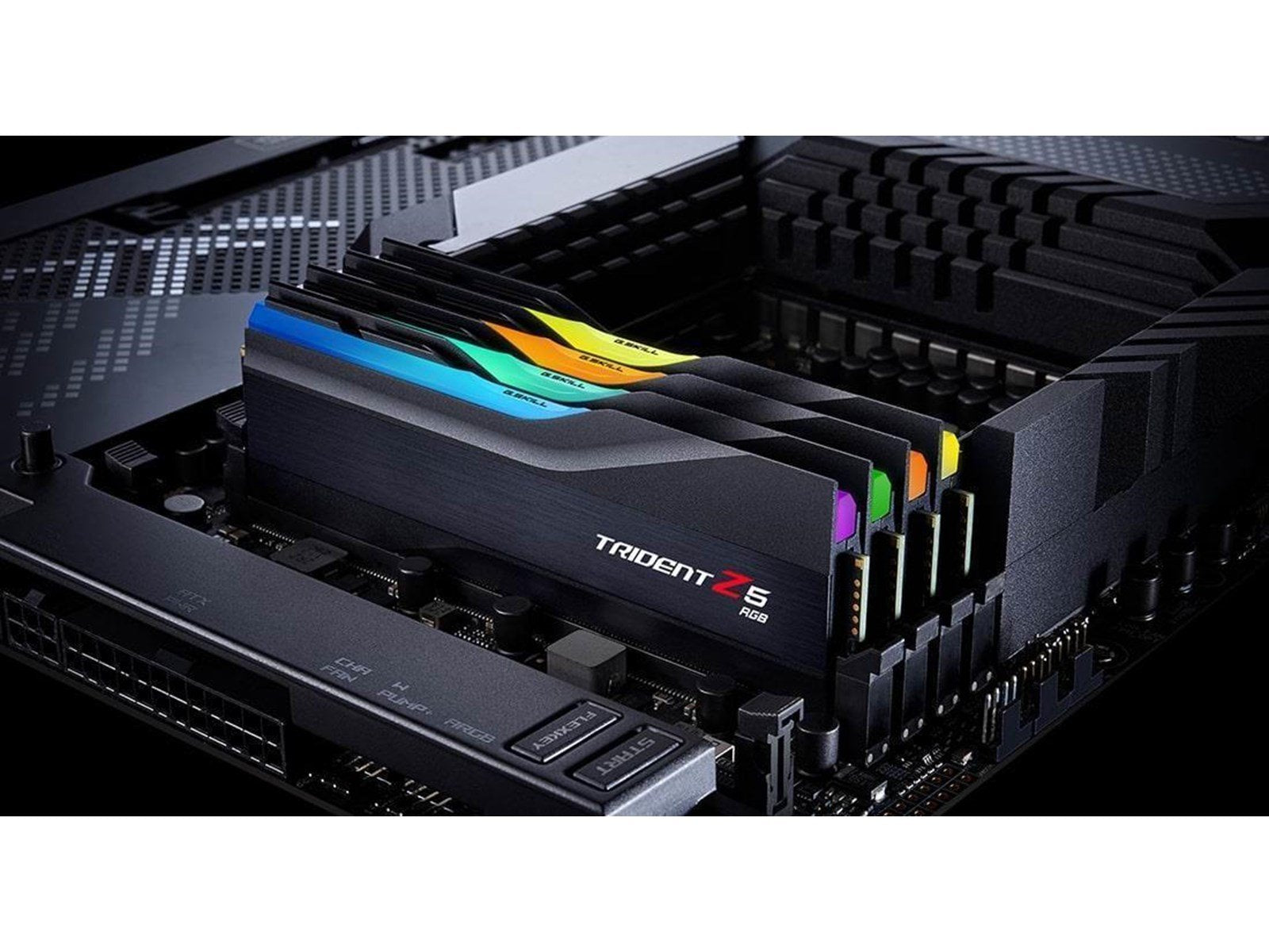 G.Skill Trident Z5 RGB DDR5-6000 - 64GB - CL28 - Dual Channel (2 pcs) - Intel XMP - Schwarz mit RGB