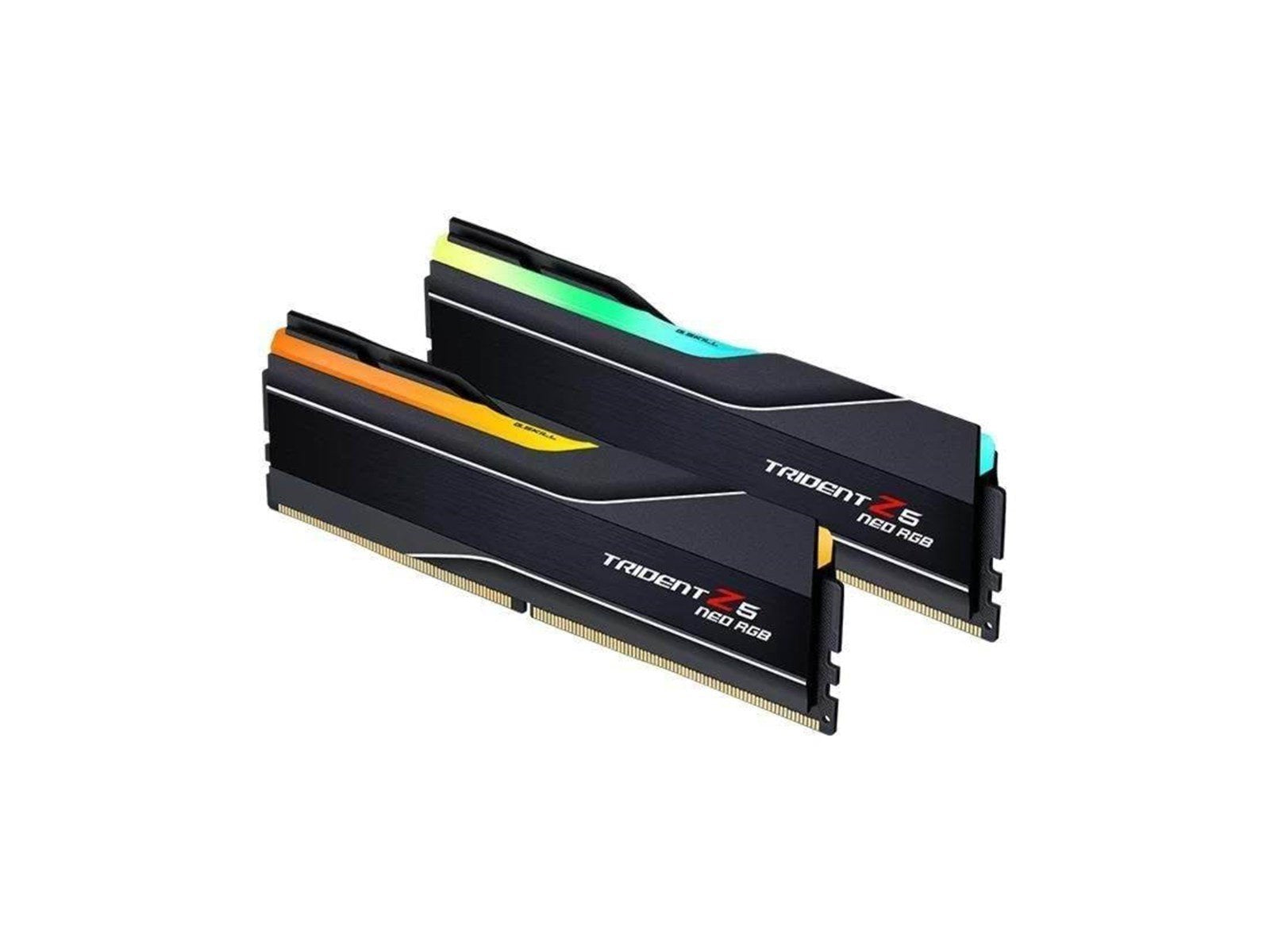 G.Skill Trident Z5 Neo RGB DDR5-6000 - 96GB - CL28 - Dual Channel (2 pcs) - AMD EXPO - Schwarz mit RGB