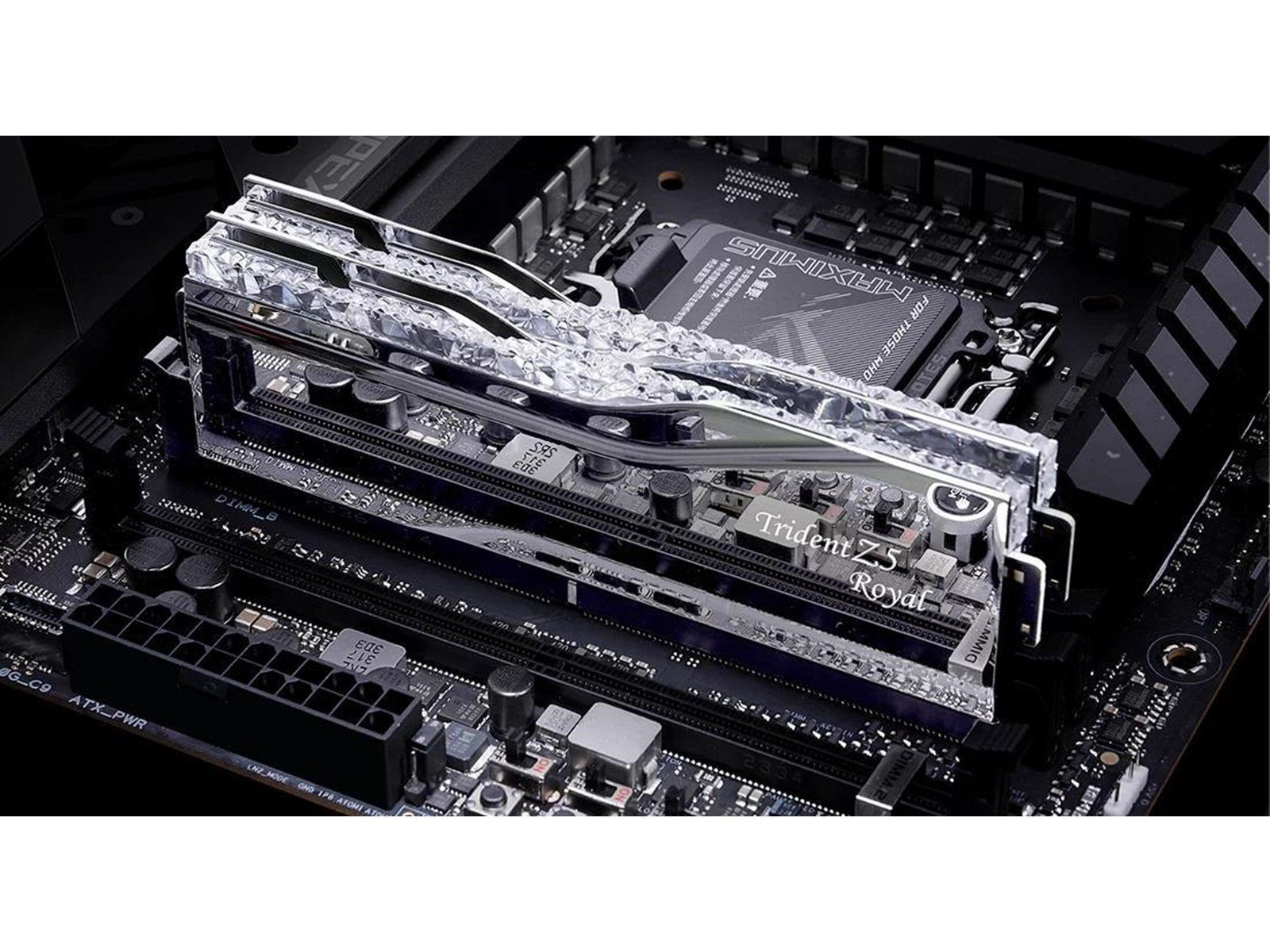 G.Skill Trident Z5 Royal DDR5-6000 - 32GB - CL28 - Dual Channel (2 pcs) - Intel XMP - Silber mit RGB