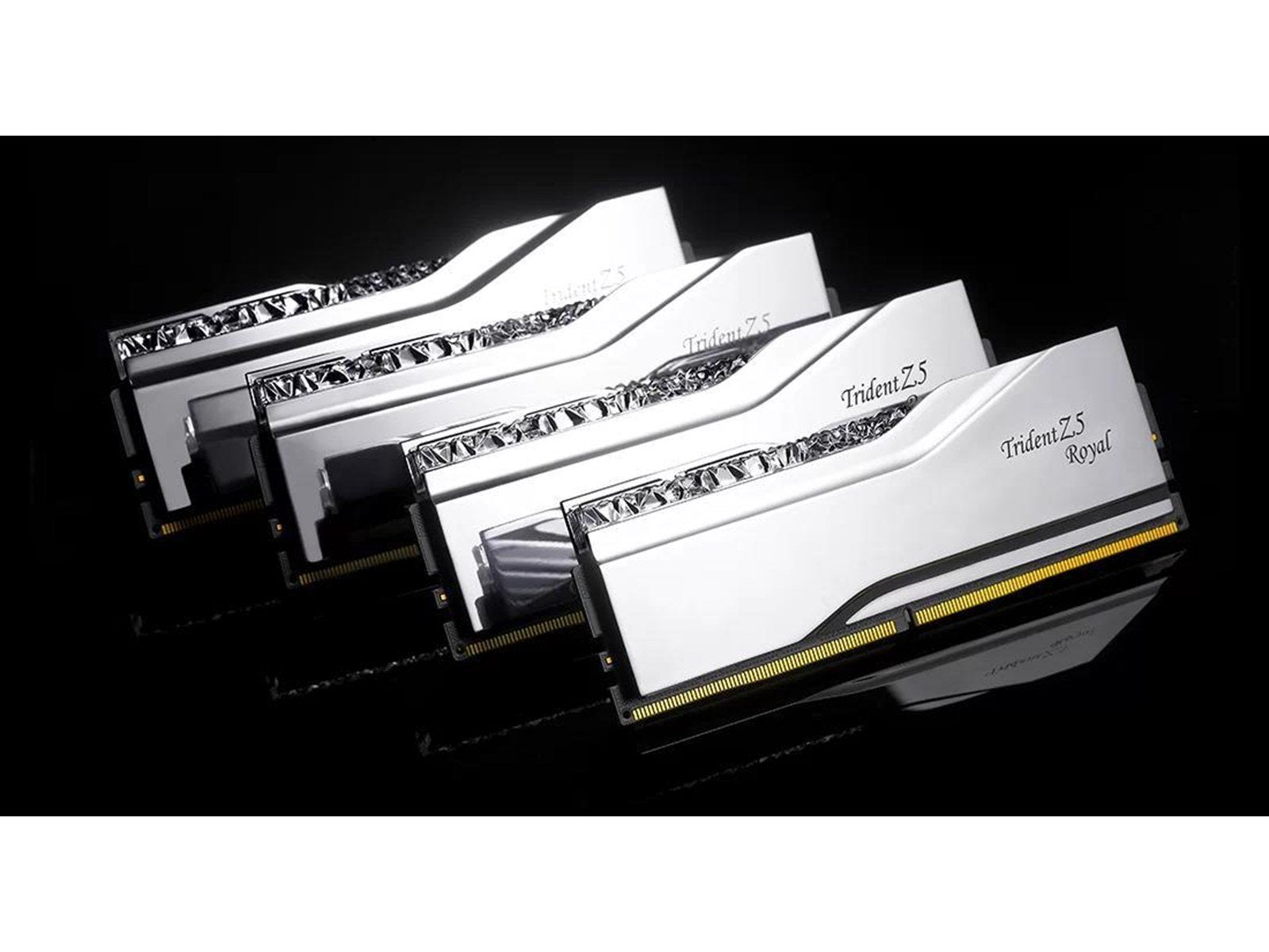 G.Skill Trident Z5 Royal DDR5-6000 - 64GB - CL28 - Dual Channel (2 pcs) - Intel XMP - Silber mit RGB
