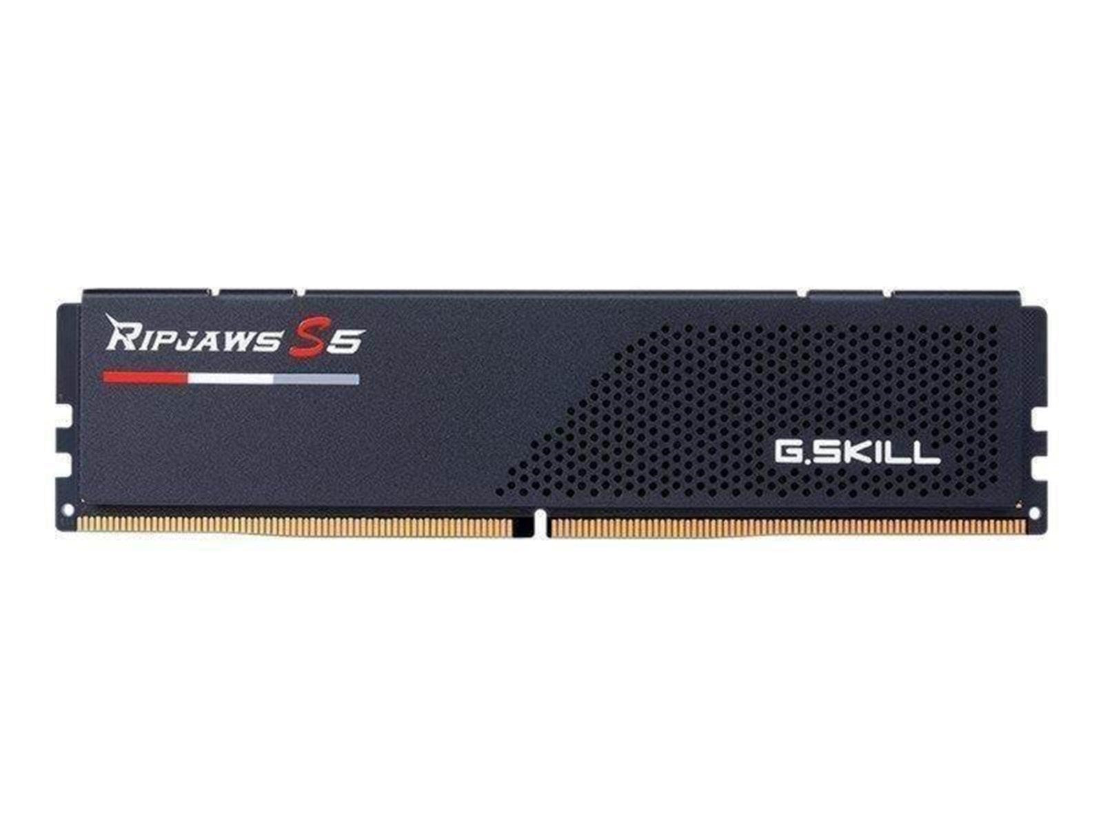 G.Skill Ripjaws S5 DDR5-6000 - 48GB - CL30 - Dual Channel (2 pcs) - Intel XMP - Schwarz