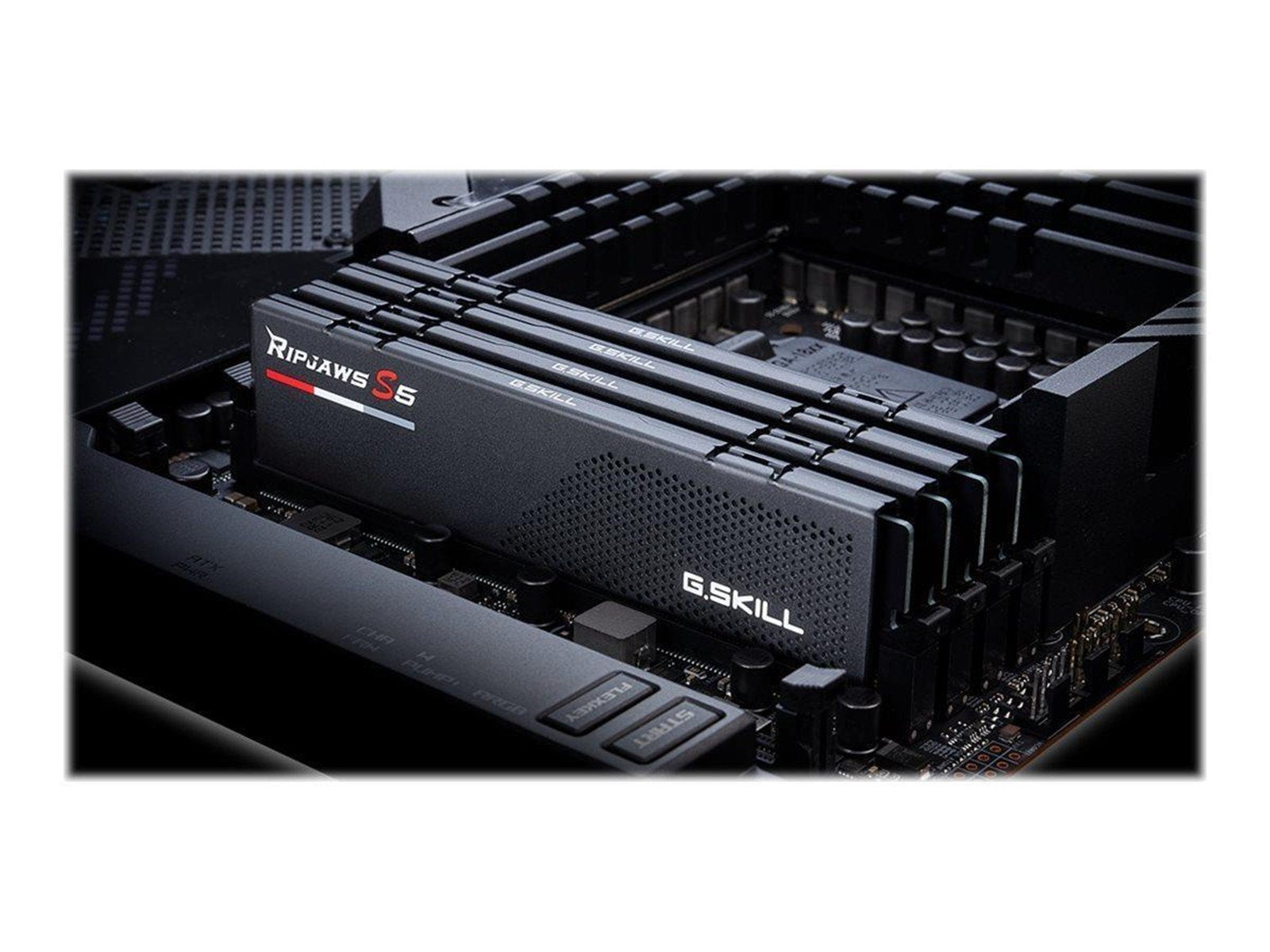 G.Skill Ripjaws S5 DDR5-6000 - 48GB - CL30 - Dual Channel (2 pcs) - Intel XMP - Schwarz