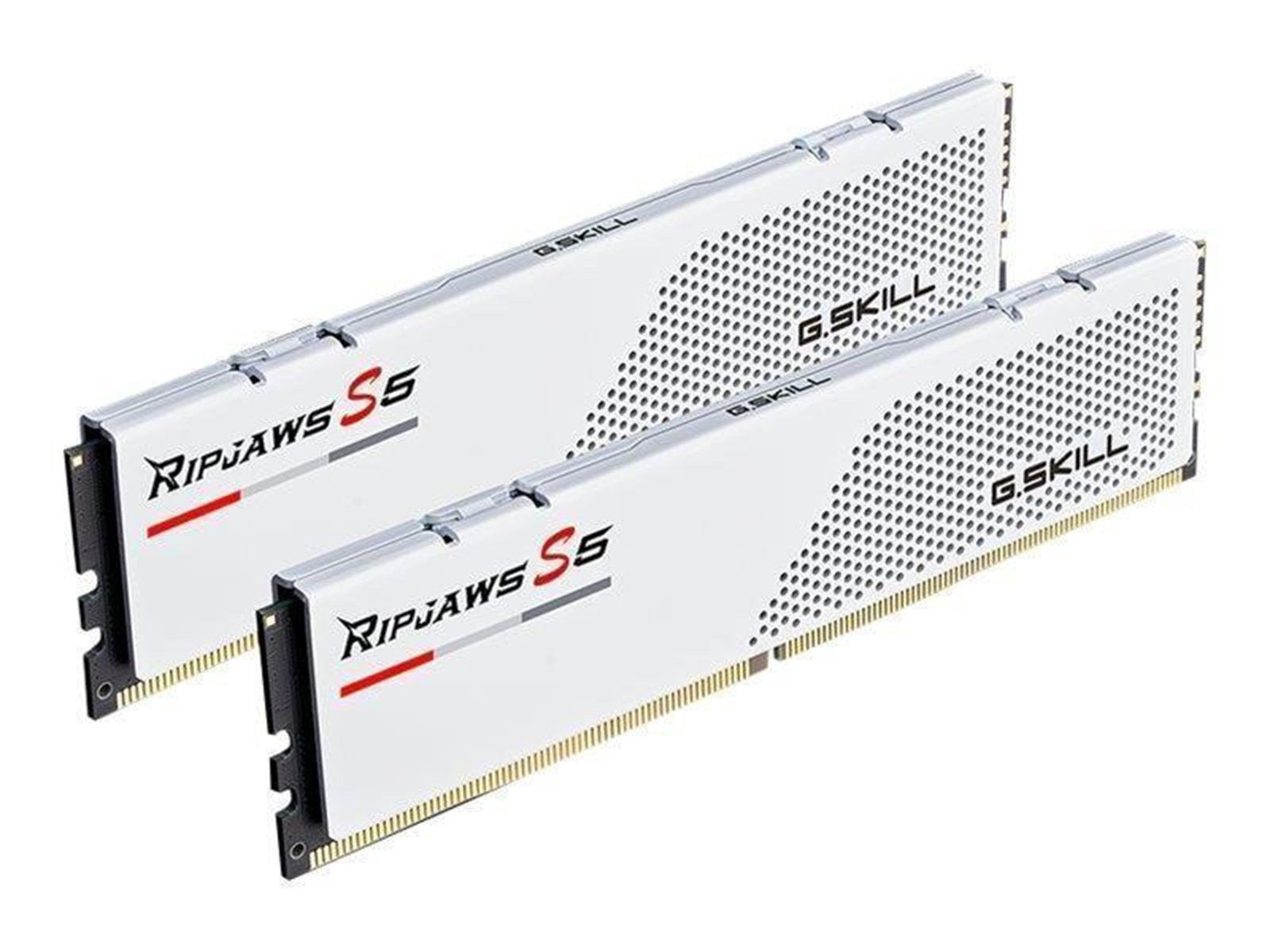 G.Skill Ripjaws S5 DDR5-6000 - 48GB - CL30 - Dual Channel (2 pcs) - Intel XMP - Weiß